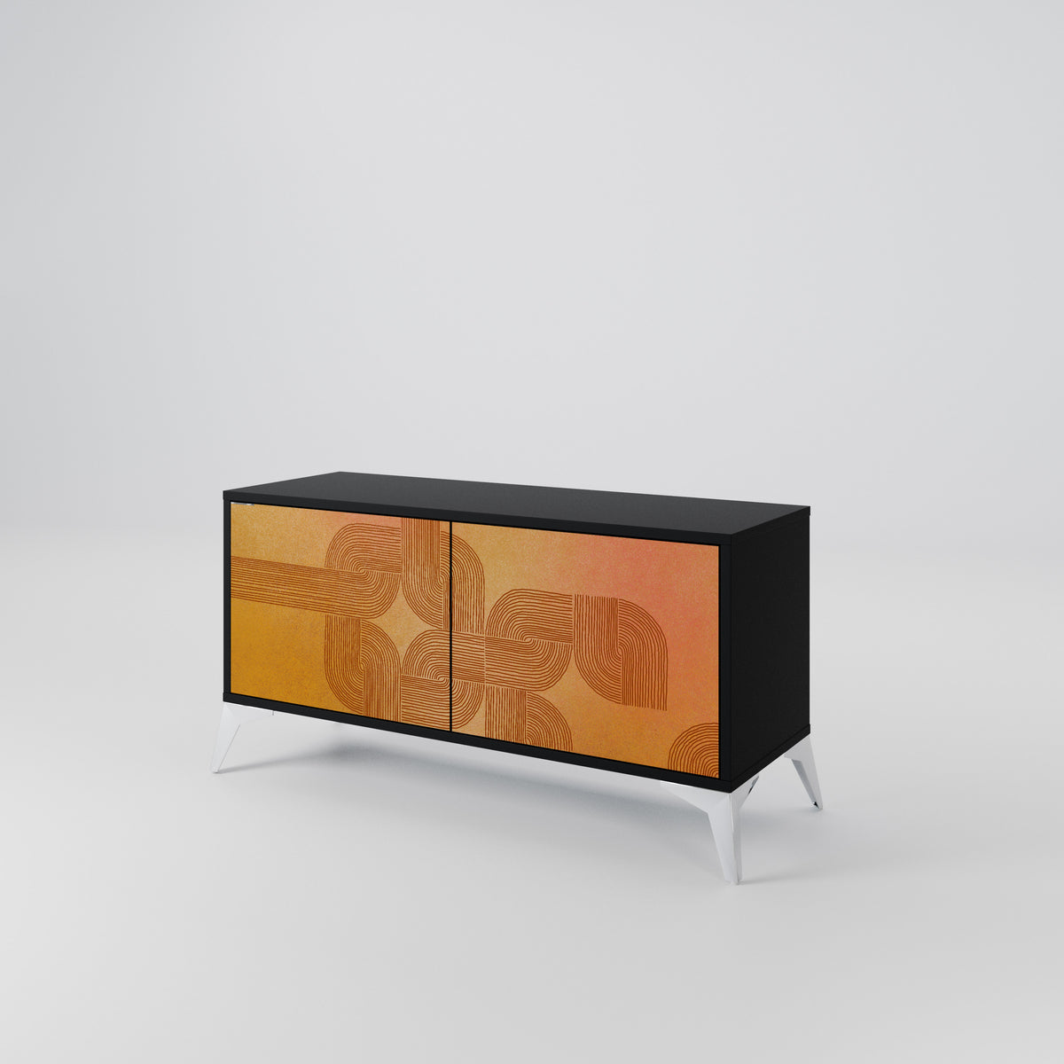 STRENGTHENING RELATION Mueble de TV Compacto de 2 puertas