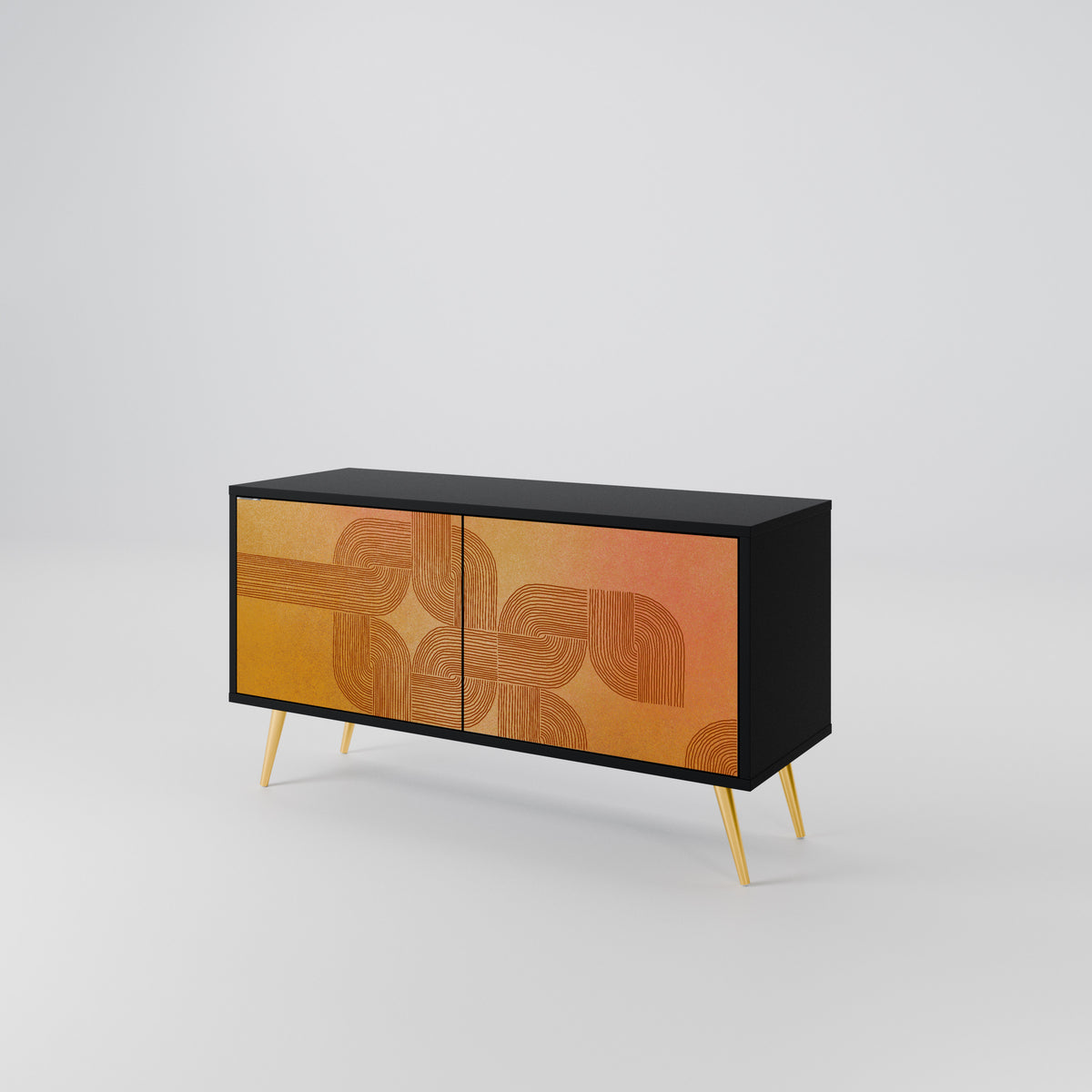 STRENGTHENING RELATION Mueble de TV Compacto de 2 puertas