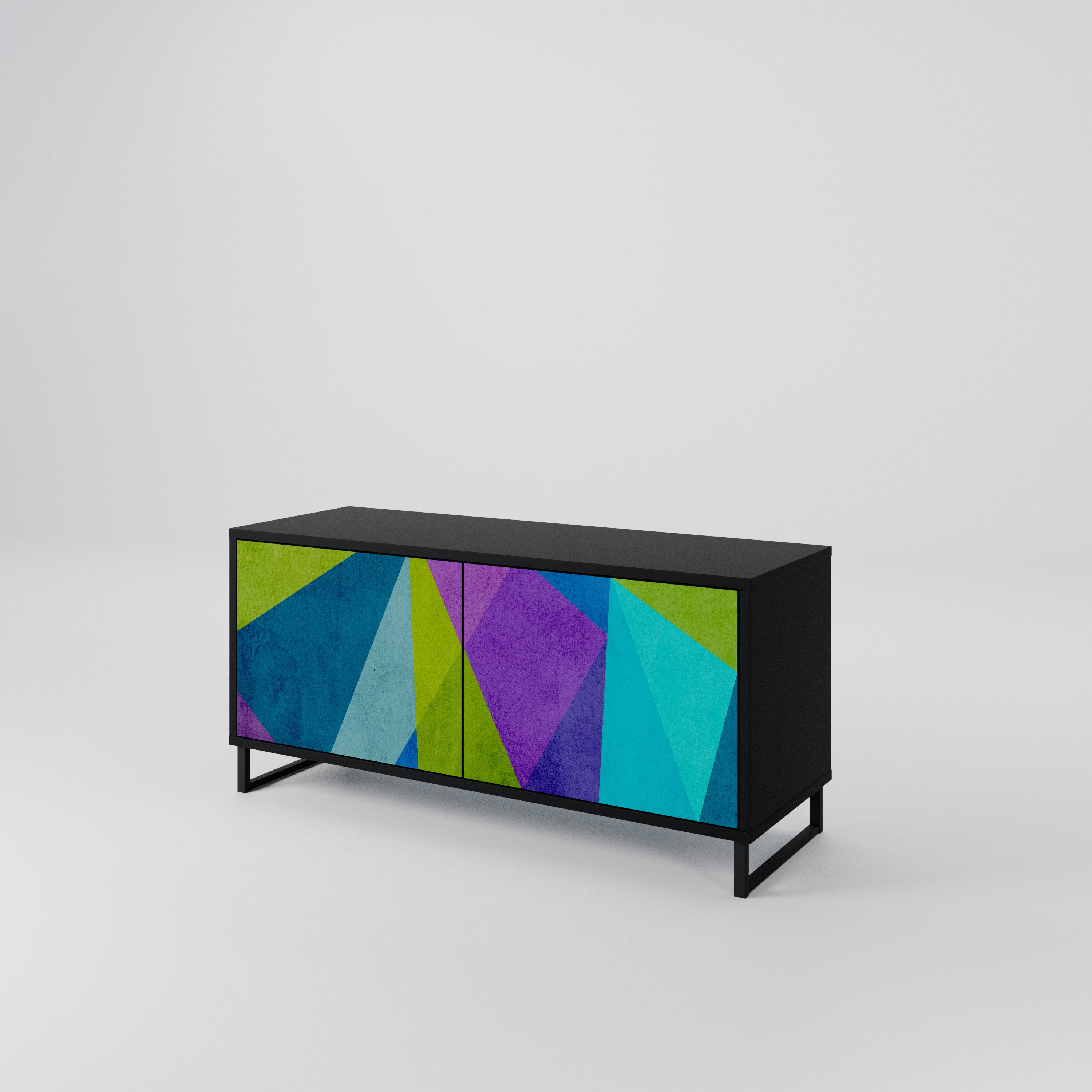 COLD SHOWCASE Mueble de TV Compacto de 2 puertas