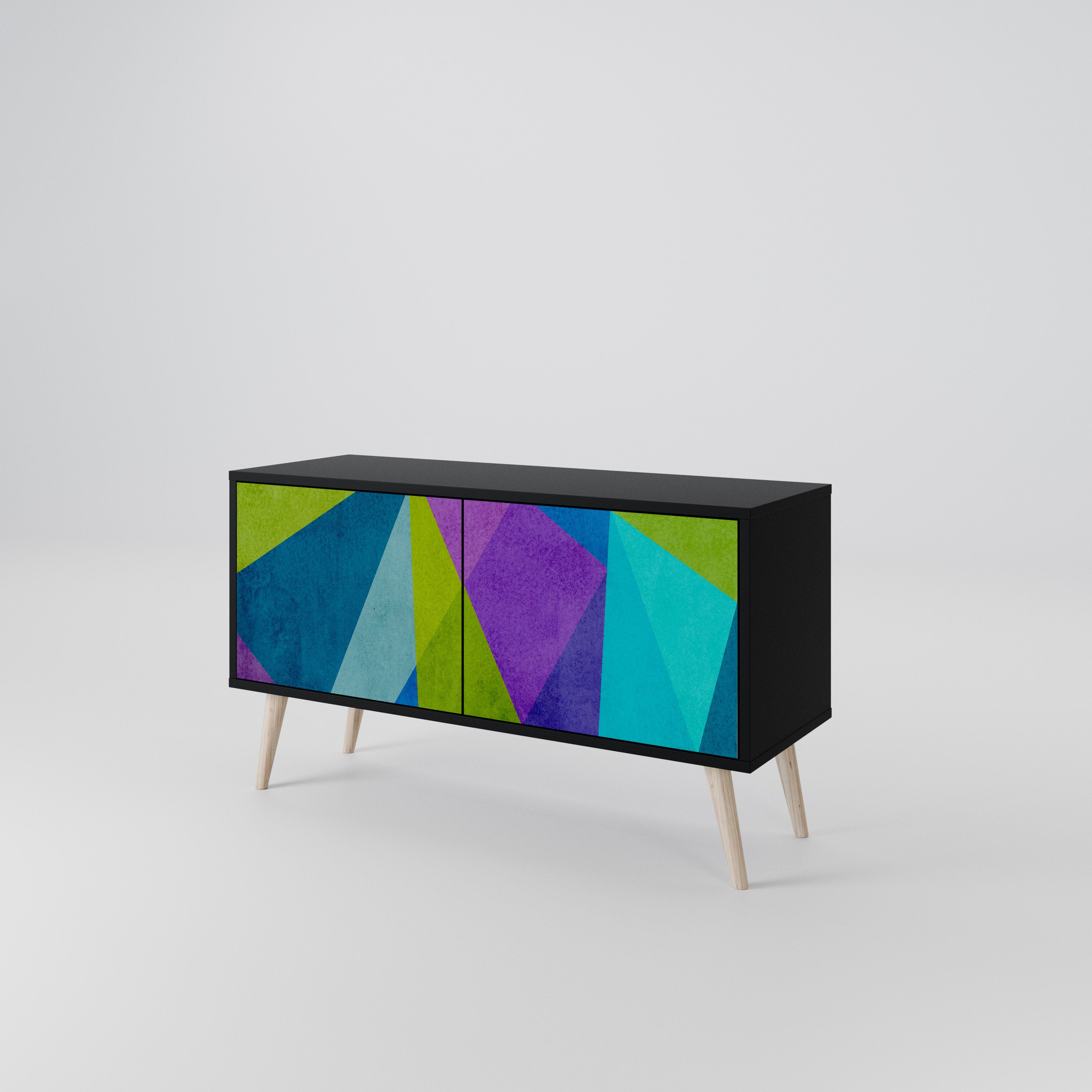 COLD SHOWCASE Mueble de TV Compacto de 2 puertas