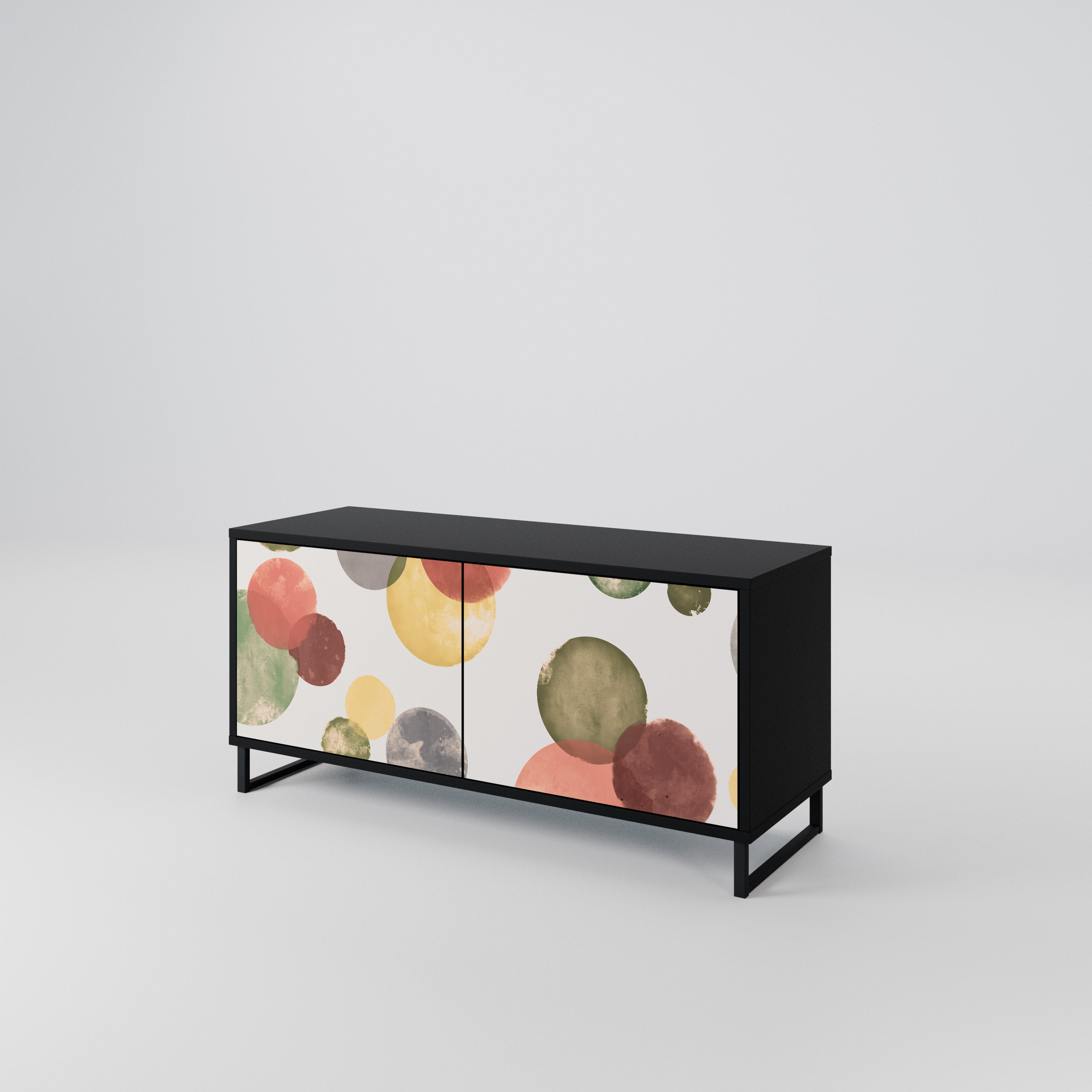 FLEETING HAPPINESS Mueble de TV Compacto de 2 puertas