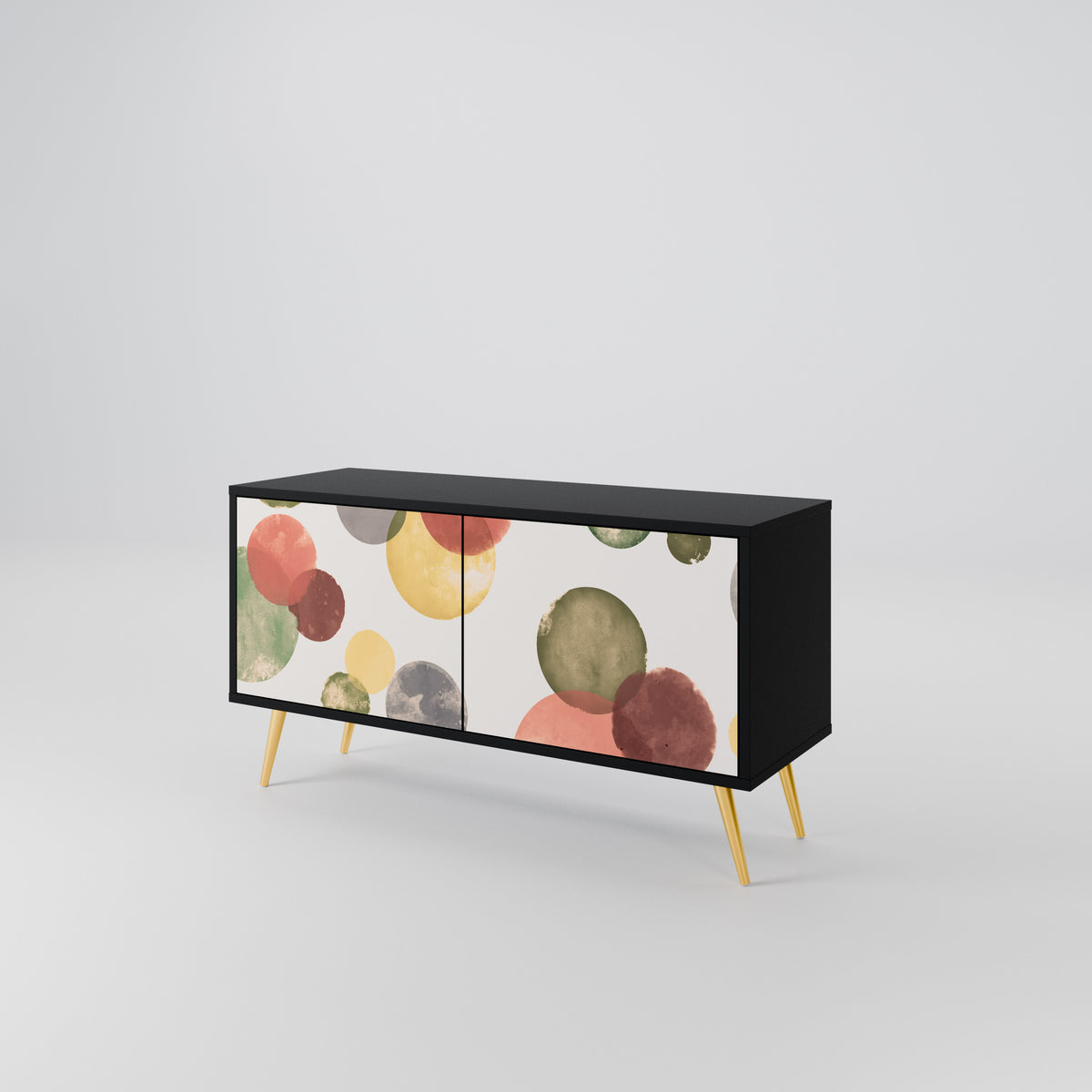 FLEETING HAPPINESS Mueble de TV Compacto de 2 puertas