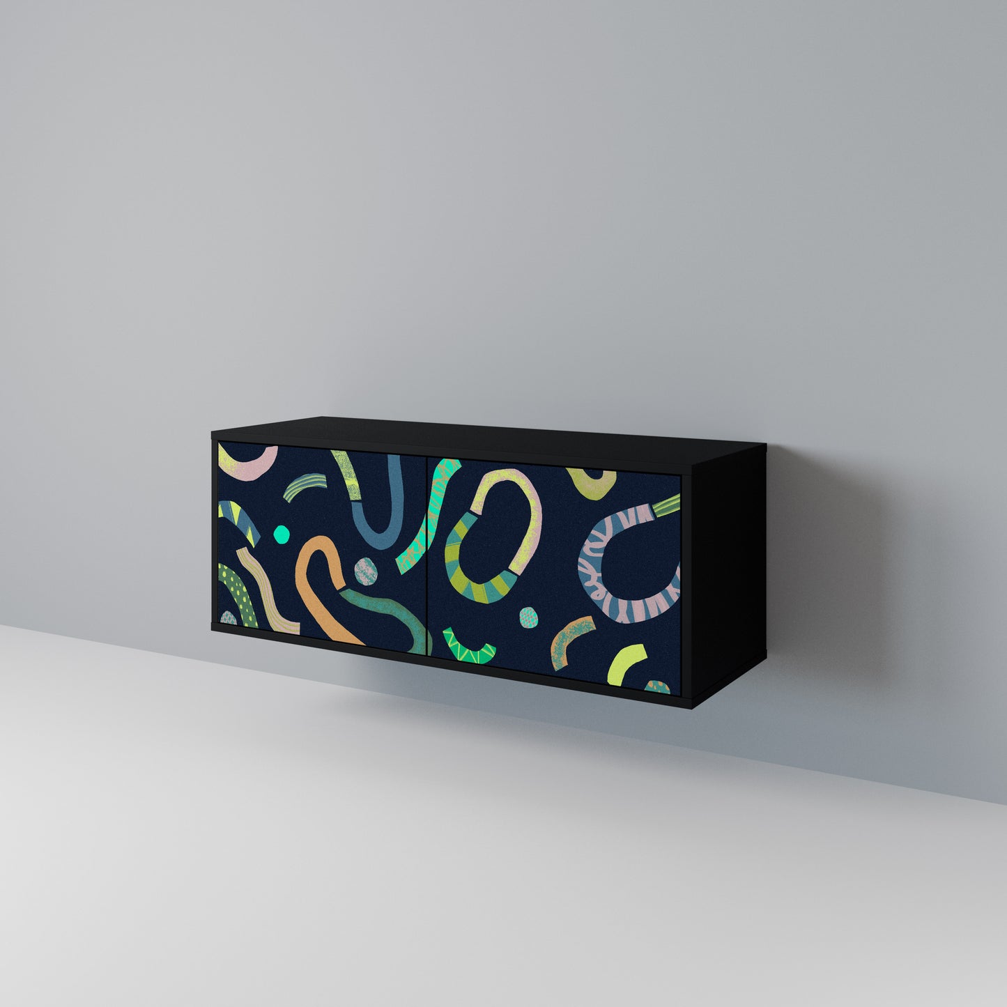 CONTRAST DANCE Compact 2-Door TV Cabinet
