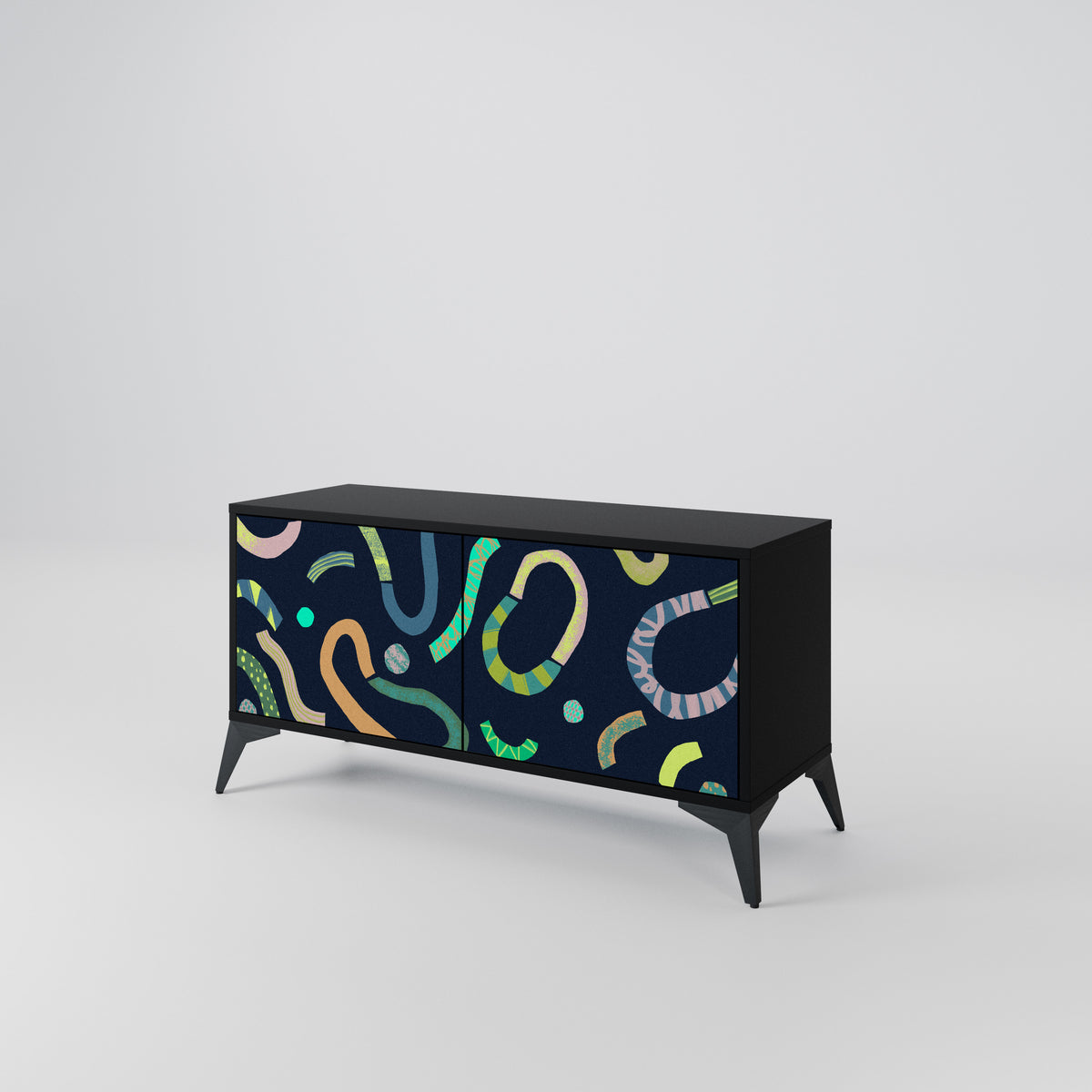 CONTRAST DANCE Mueble de TV Compacto de 2 puertas