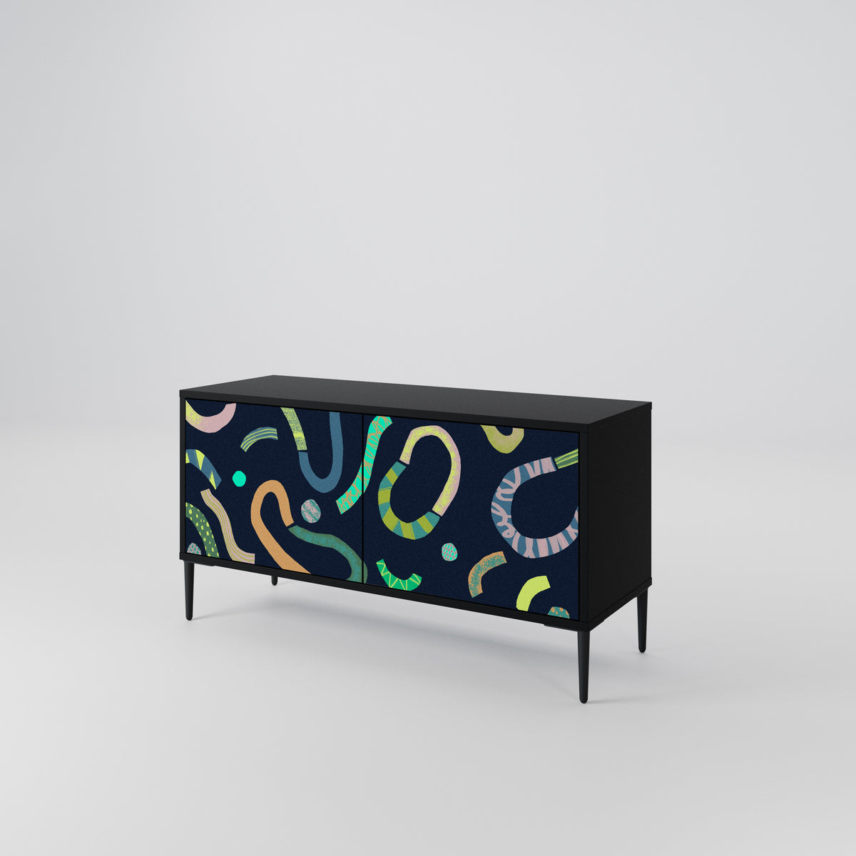 CONTRAST DANCE Mueble de TV Compacto de 2 puertas