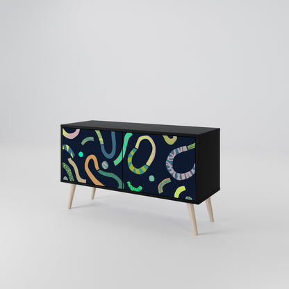 CONTRAST DANCE Compact 2-Door TV Cabinet