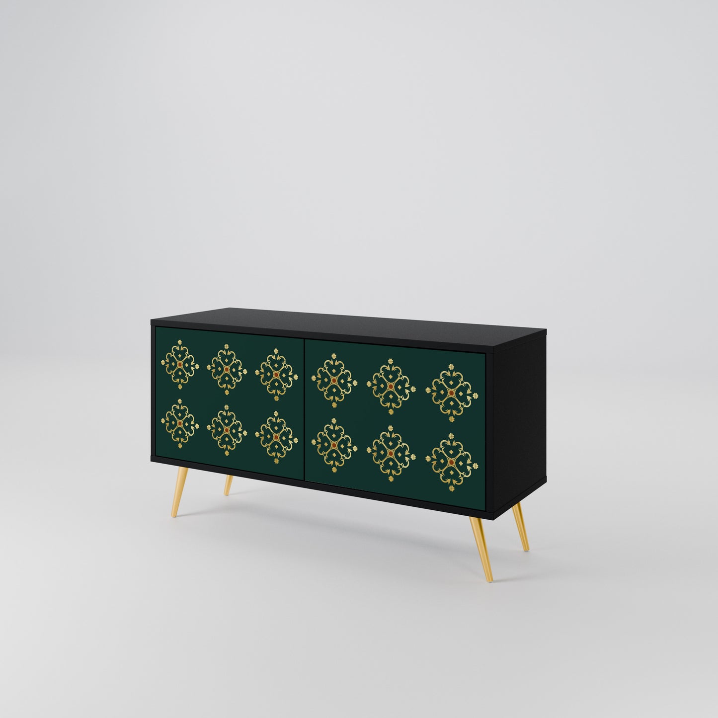 ROYAL MEDALLION Mueble de TV Compacto de 2 puertas