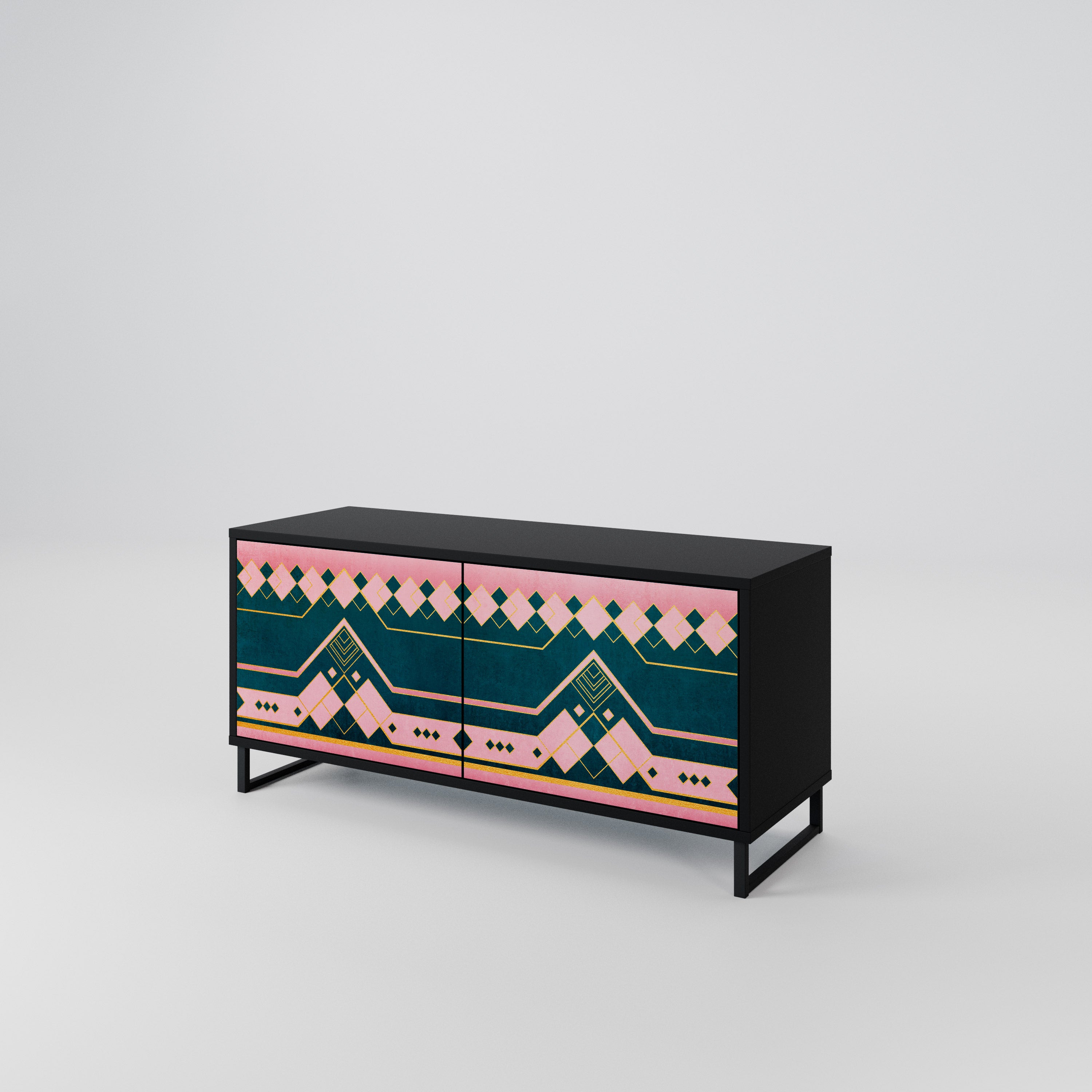 ROYAL COMPOSITION Mueble de TV Compacto de 2 puertas