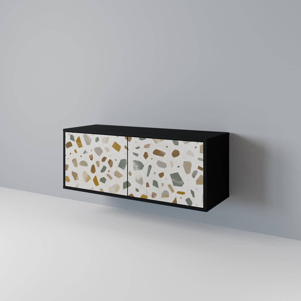 PIECES OF TOMORROW Mueble de TV Compacto de 2 puertas