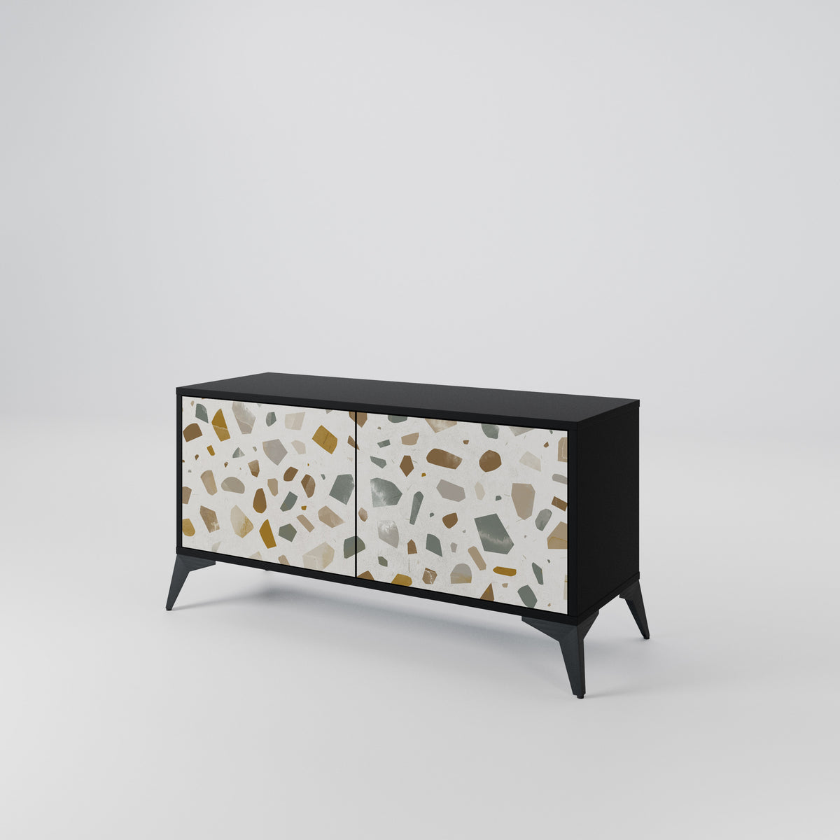 PIECES OF TOMORROW Mueble de TV Compacto de 2 puertas