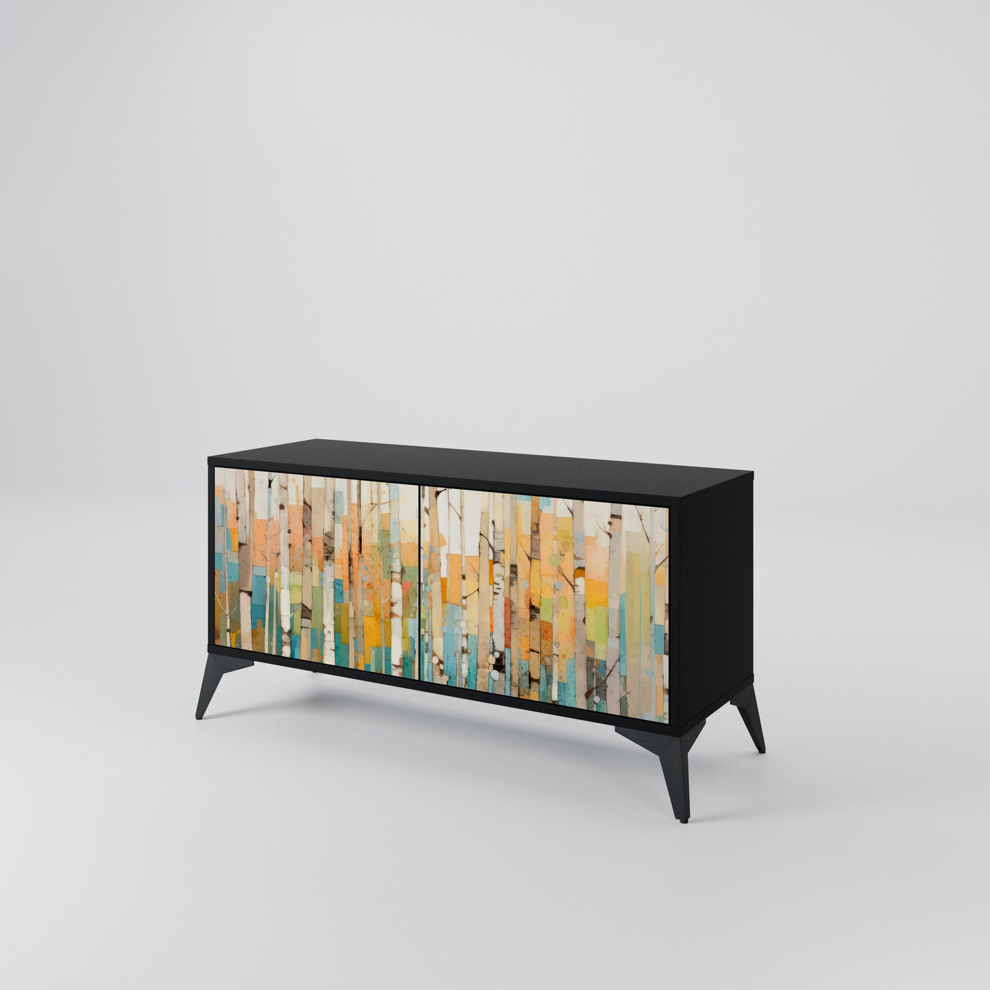 BIRCH KALEIDOSCOPE Mueble de TV Compacto de 2 puertas
