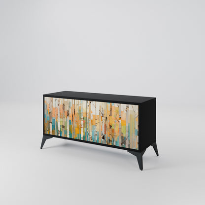 BIRCH KALEIDOSCOPE Mueble de TV Compacto de 2 puertas