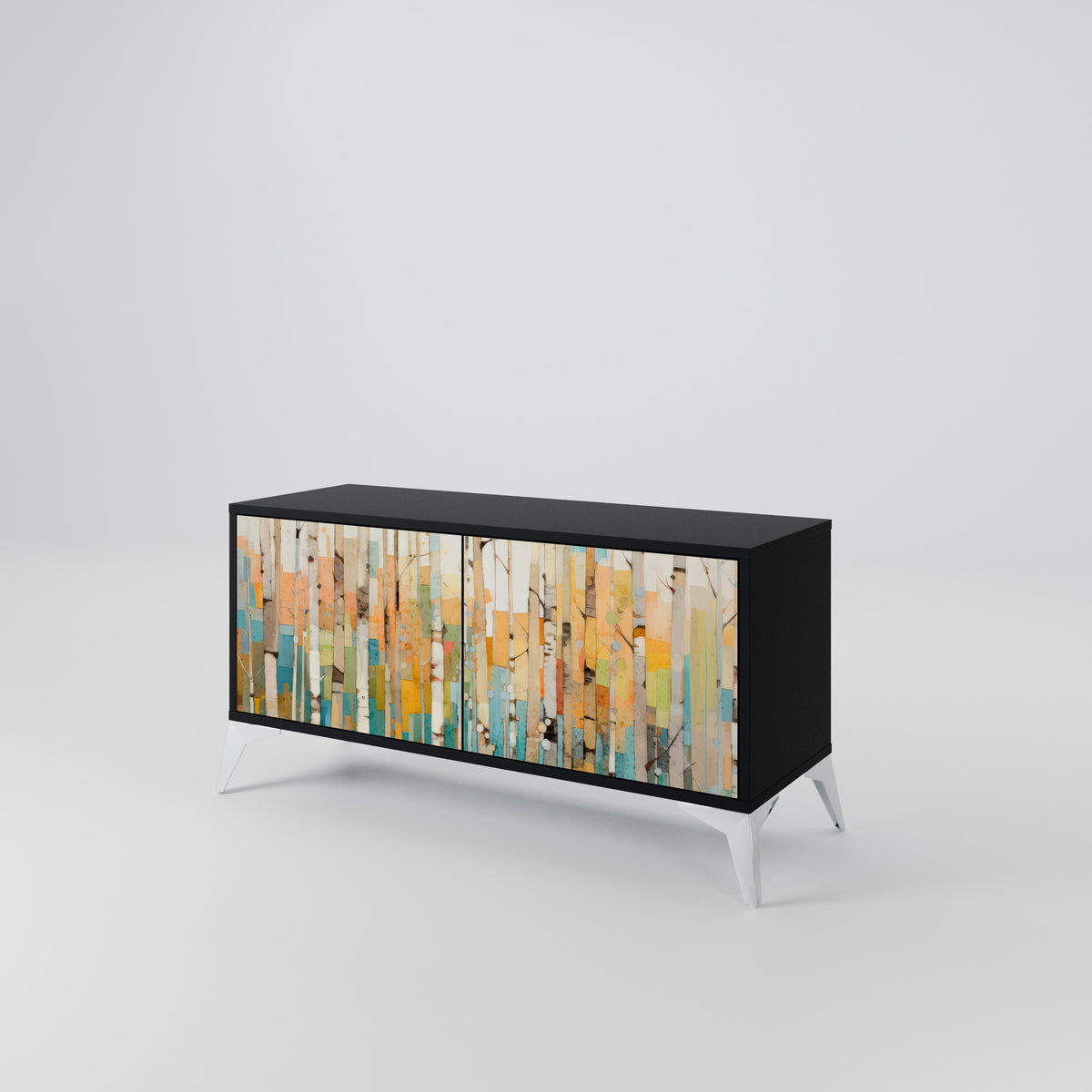 BIRCH KALEIDOSCOPE Mueble de TV Compacto de 2 puertas