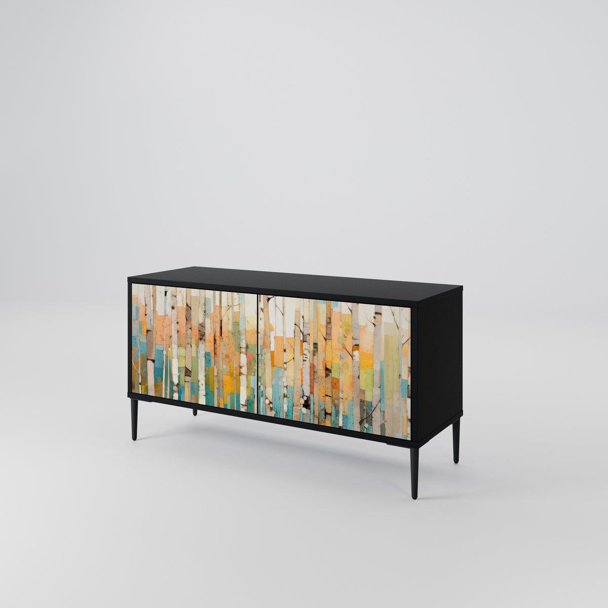 BIRCH KALEIDOSCOPE Mueble de TV Compacto de 2 puertas