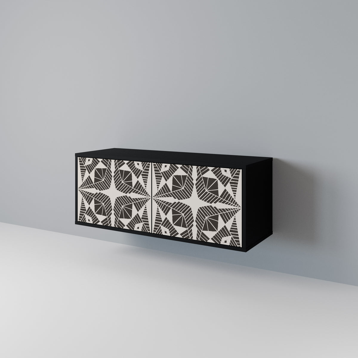 MONOCHROME NEXUS Mueble de TV Compacto de 2 puertas