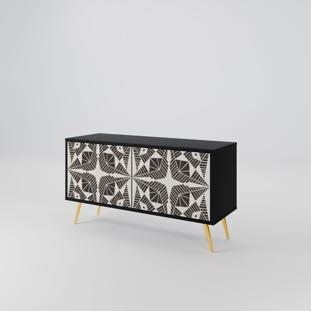 MONOCHROME NEXUS Mueble de TV Compacto de 2 puertas