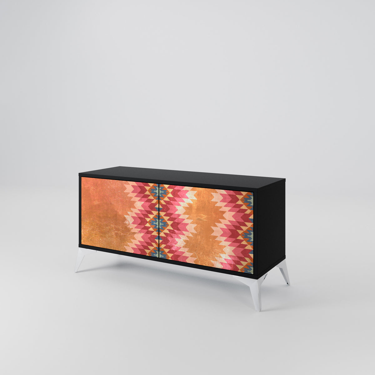 INDIAN FOLK Mueble de TV Compacto de 2 puertas