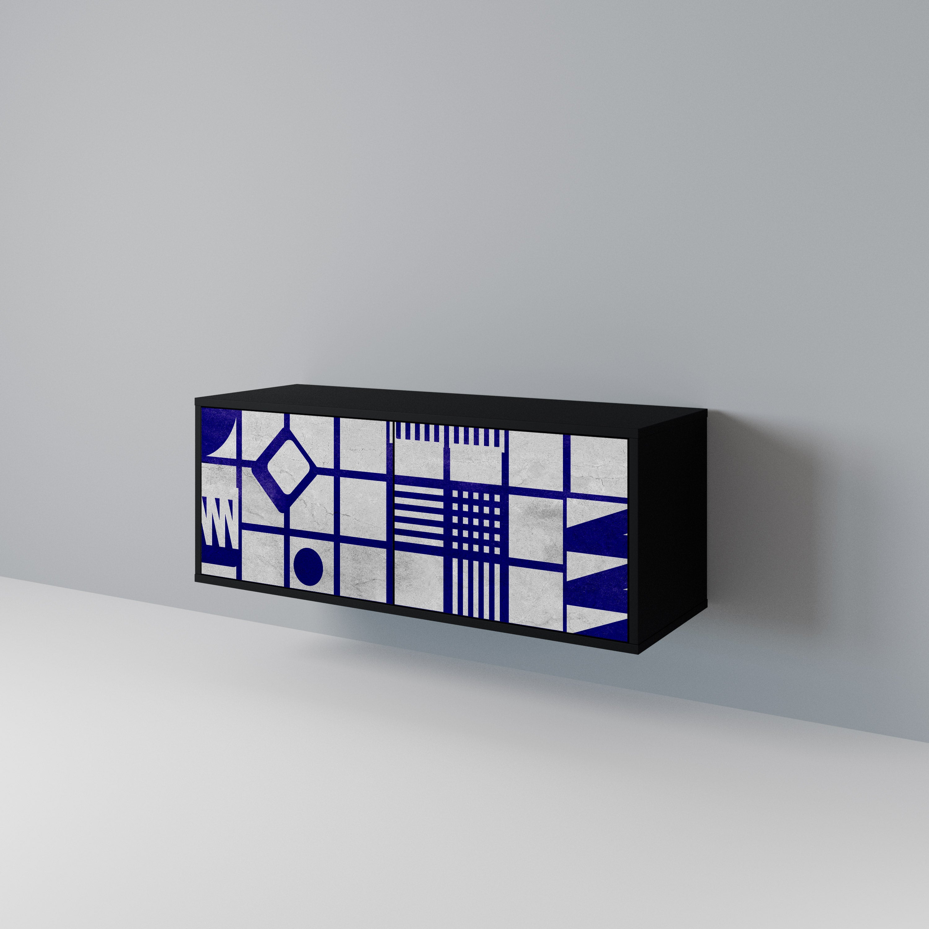 THE RIGHT PLACES Mueble de TV Compacto de 2 puertas