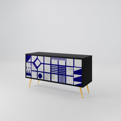 THE RIGHT PLACES Mueble de TV Compacto de 2 puertas