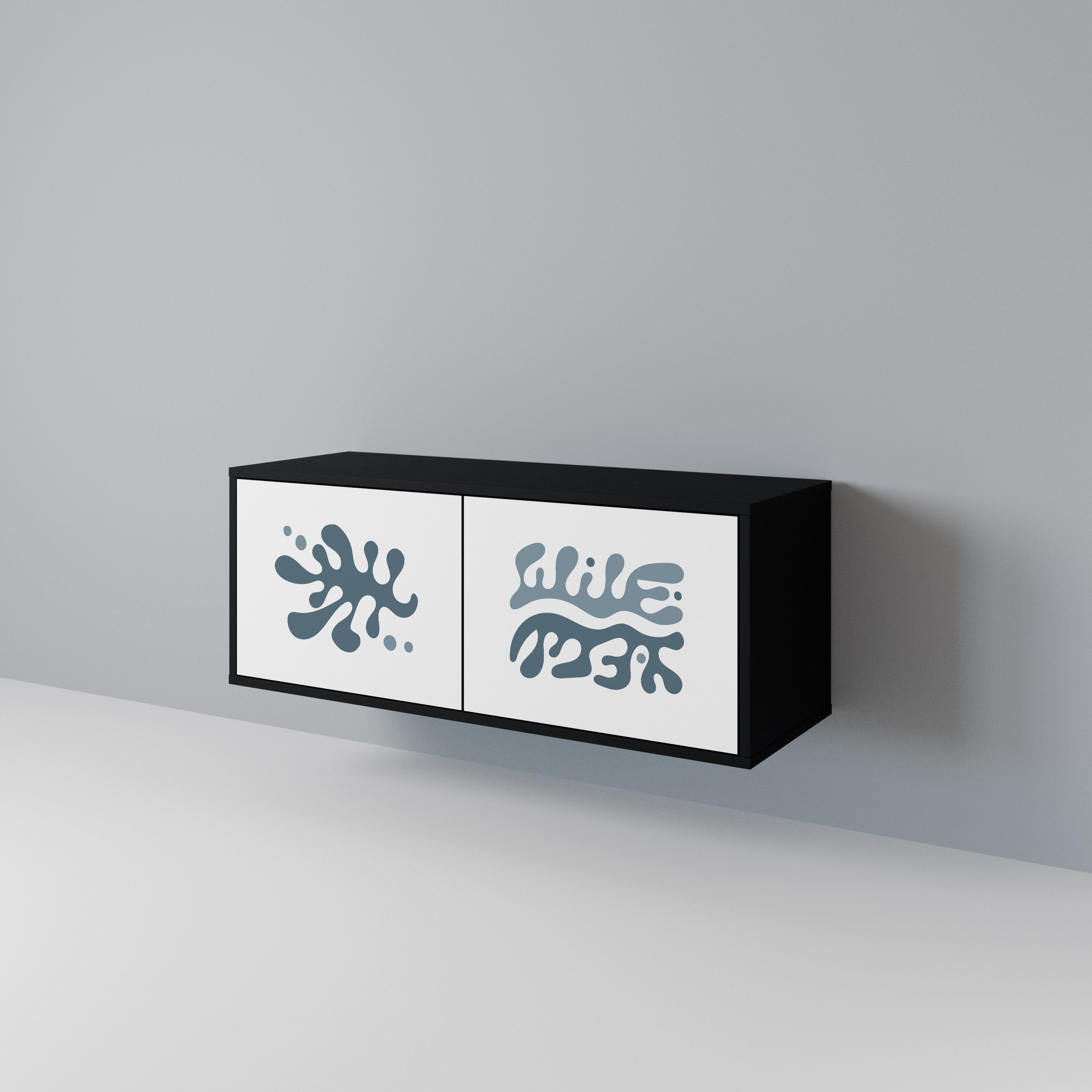 WONDERLAND VEGETATION Mueble de TV Compacto de 2 puertas