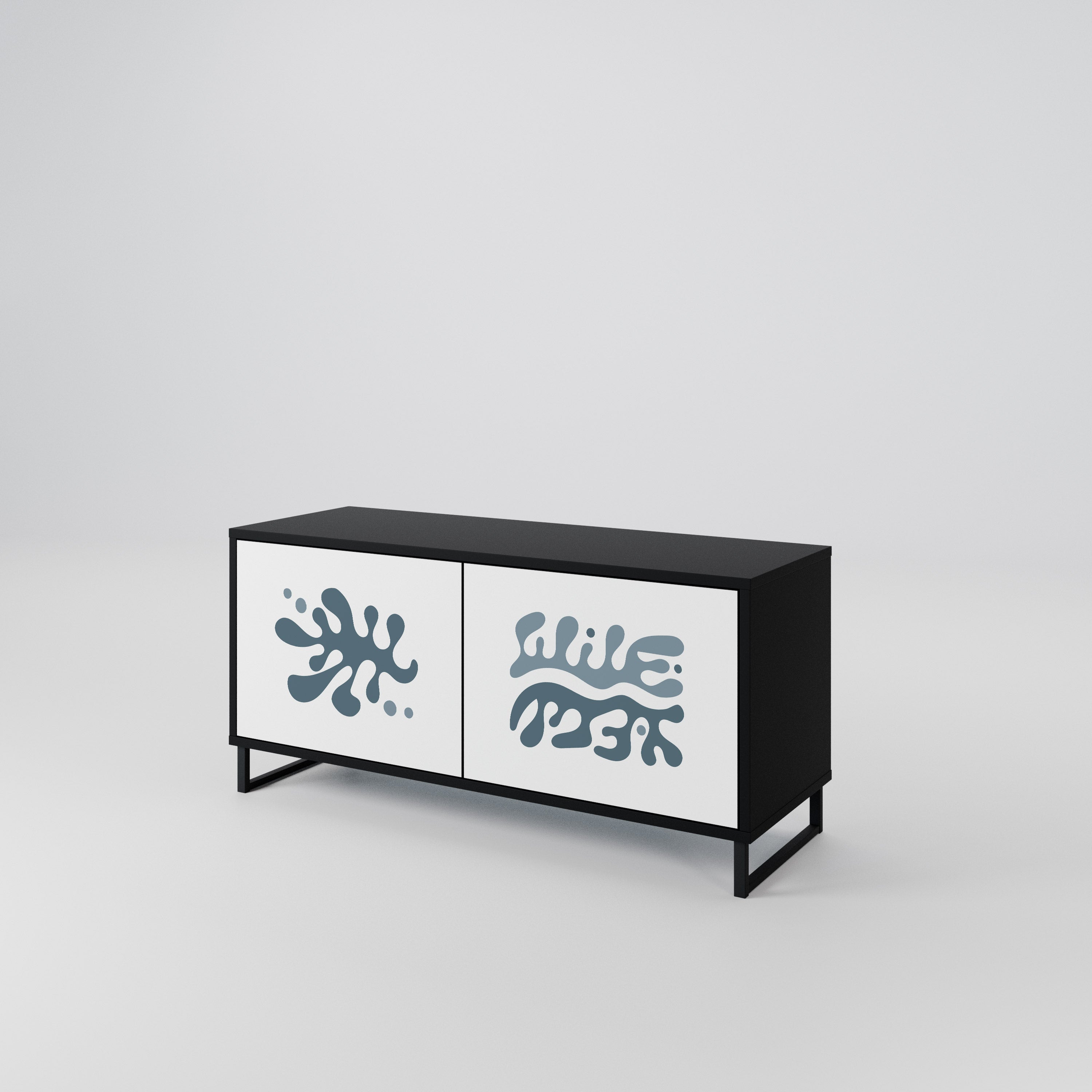 WONDERLAND VEGETATION Mueble de TV Compacto de 2 puertas