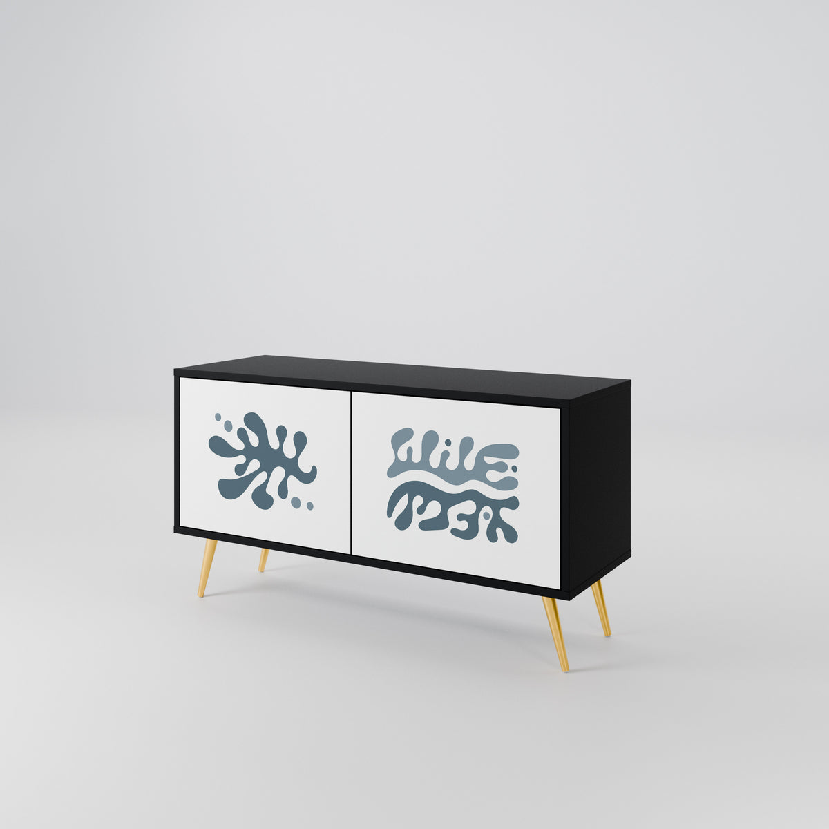WONDERLAND VEGETATION Mueble de TV Compacto de 2 puertas