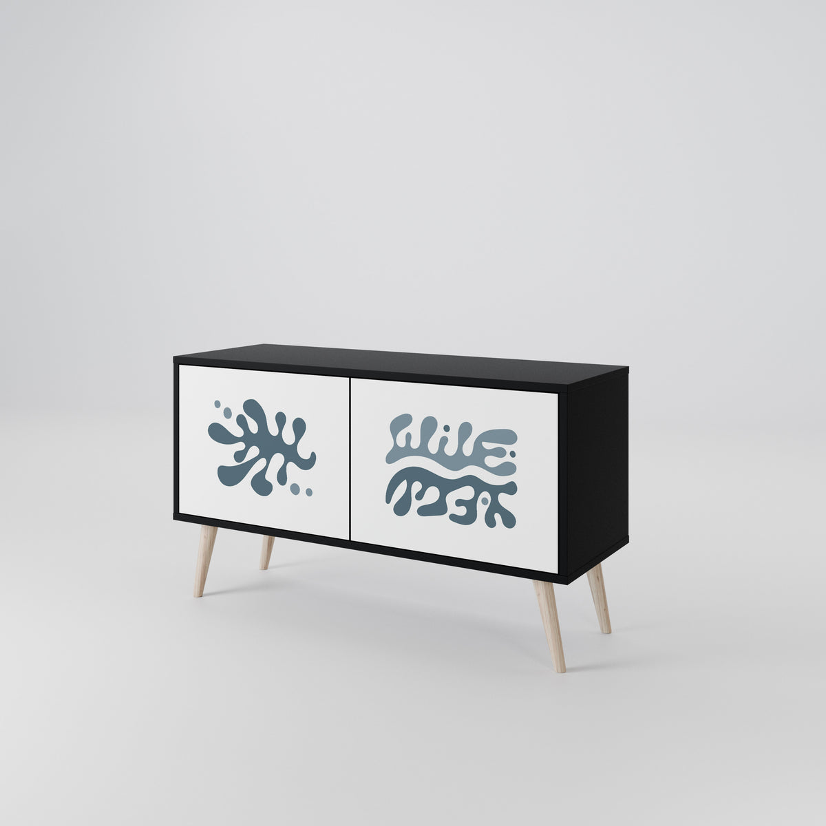 WONDERLAND VEGETATION Mueble de TV Compacto de 2 puertas