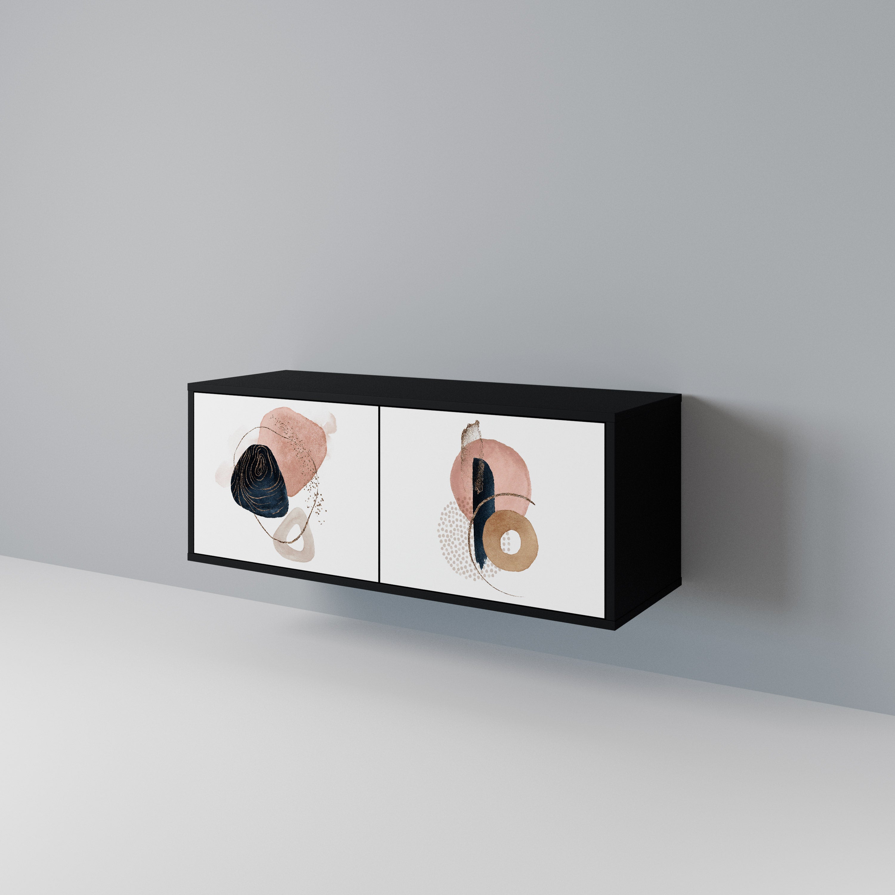 COLORFUL SHAPES Mueble de TV Compacto de 2 puertas