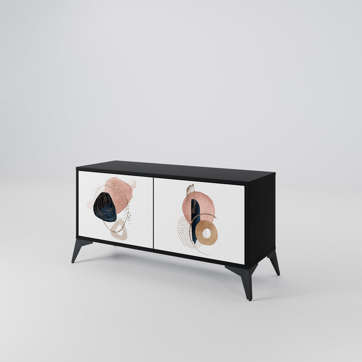 COLORFUL SHAPES Mueble de TV Compacto de 2 puertas