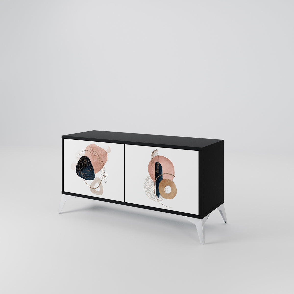COLORFUL SHAPES Mueble de TV Compacto de 2 puertas