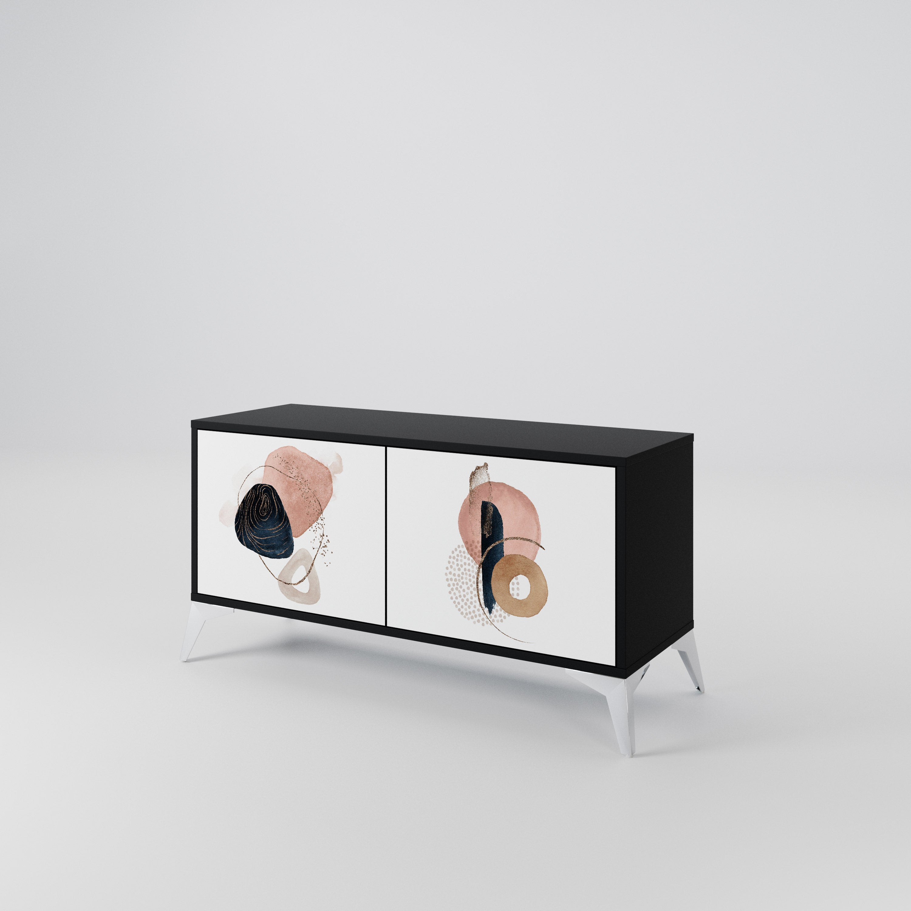 COLORFUL SHAPES Mueble de TV Compacto de 2 puertas