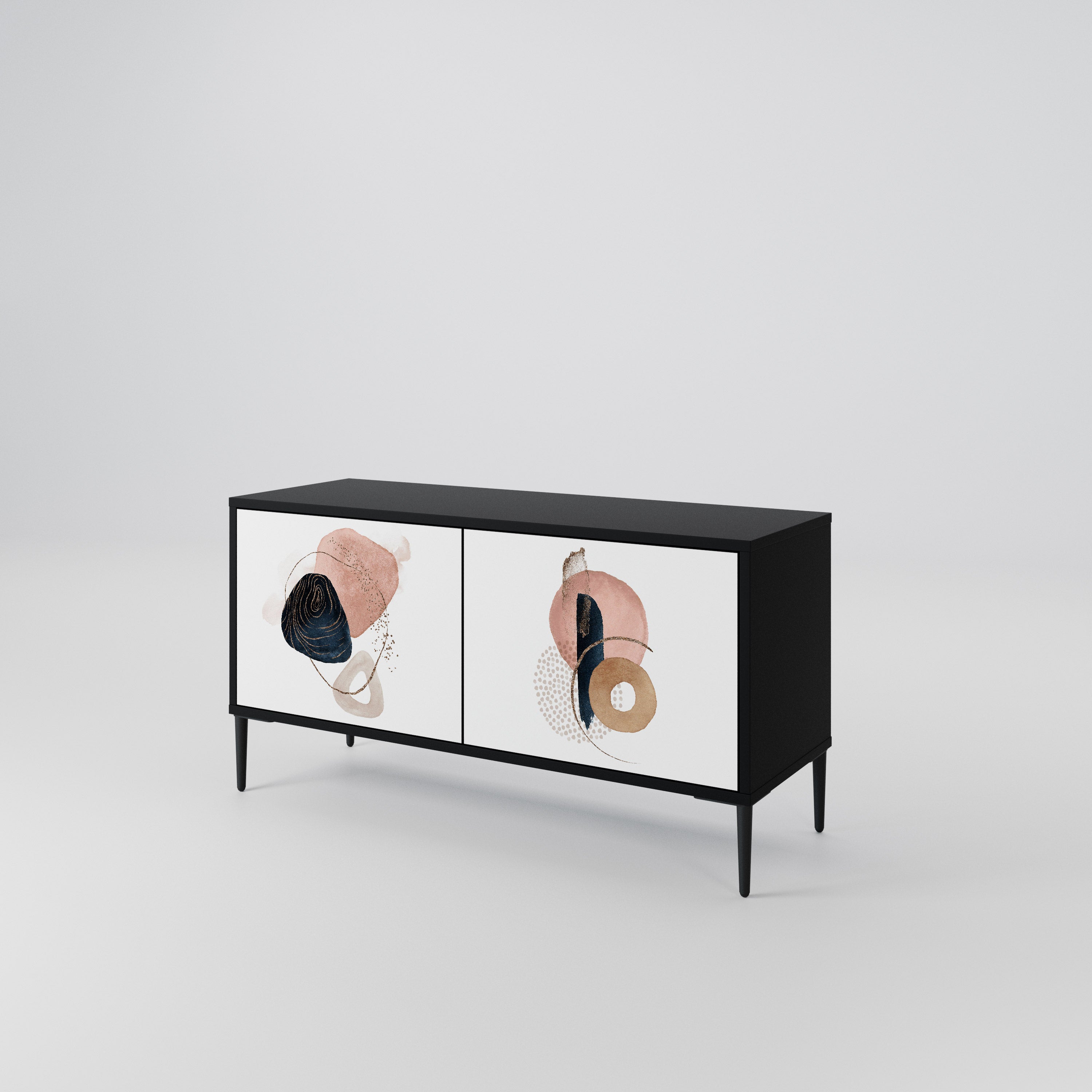 COLORFUL SHAPES Mueble de TV Compacto de 2 puertas