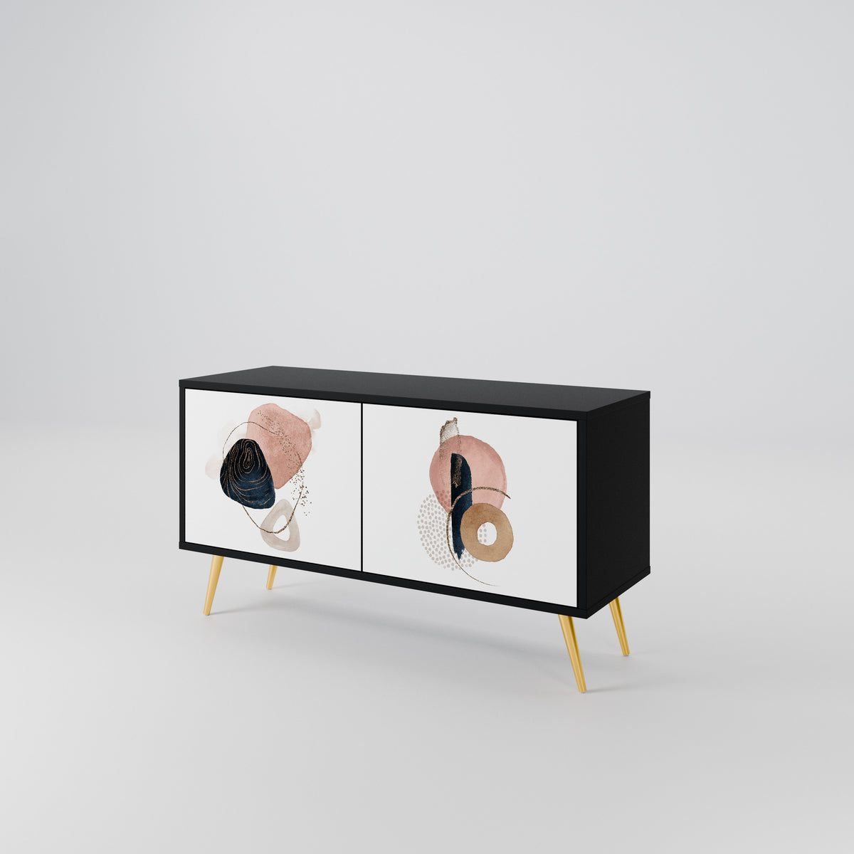 COLORFUL SHAPES Mueble de TV Compacto de 2 puertas