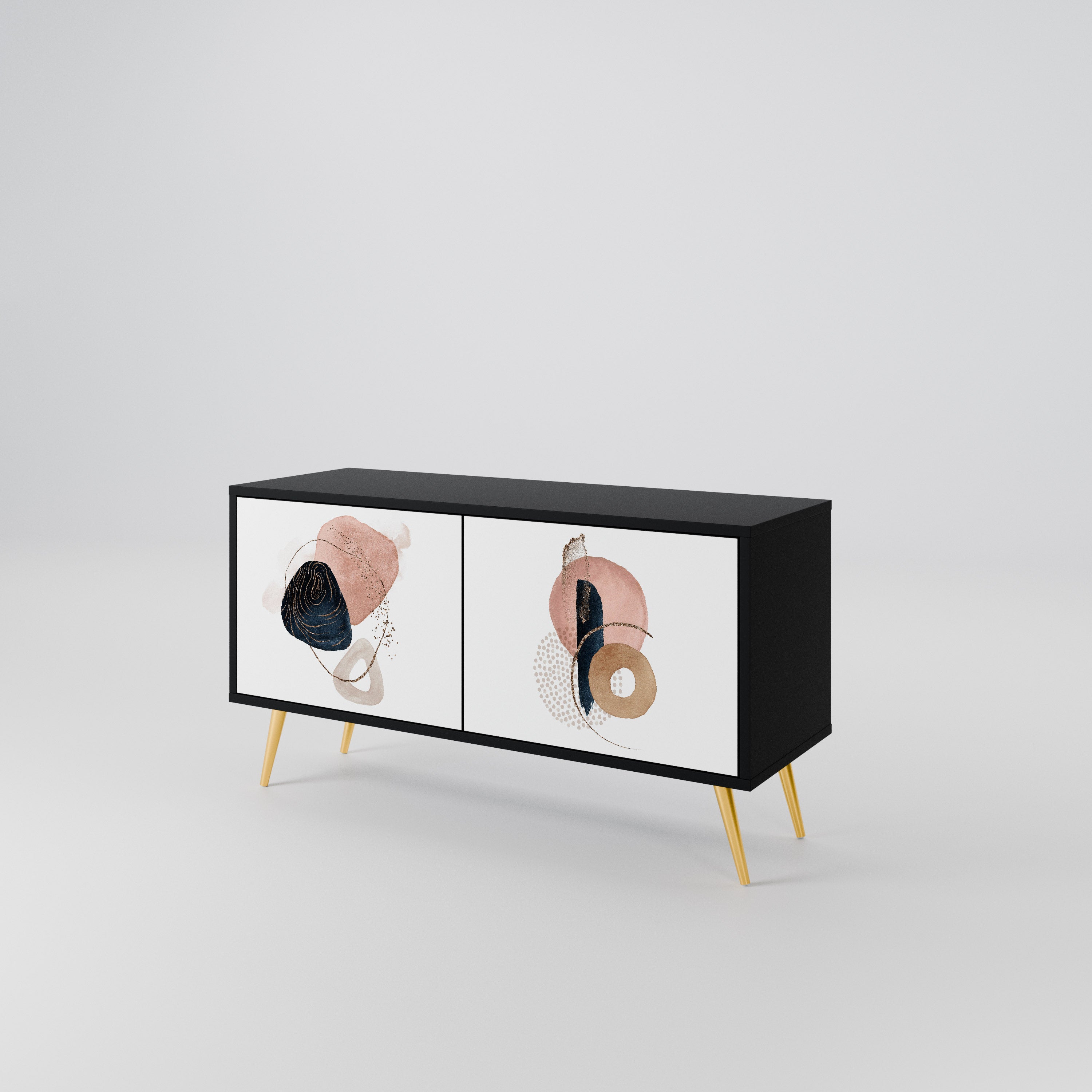 COLORFUL SHAPES Mueble de TV Compacto de 2 puertas