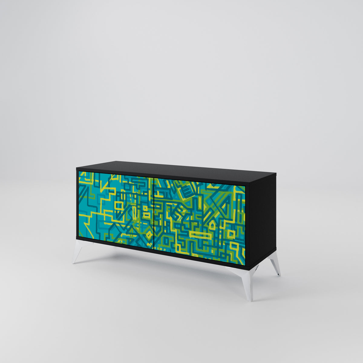 NOSTALGIC MEMORIES Mueble de TV Compacto de 2 puertas