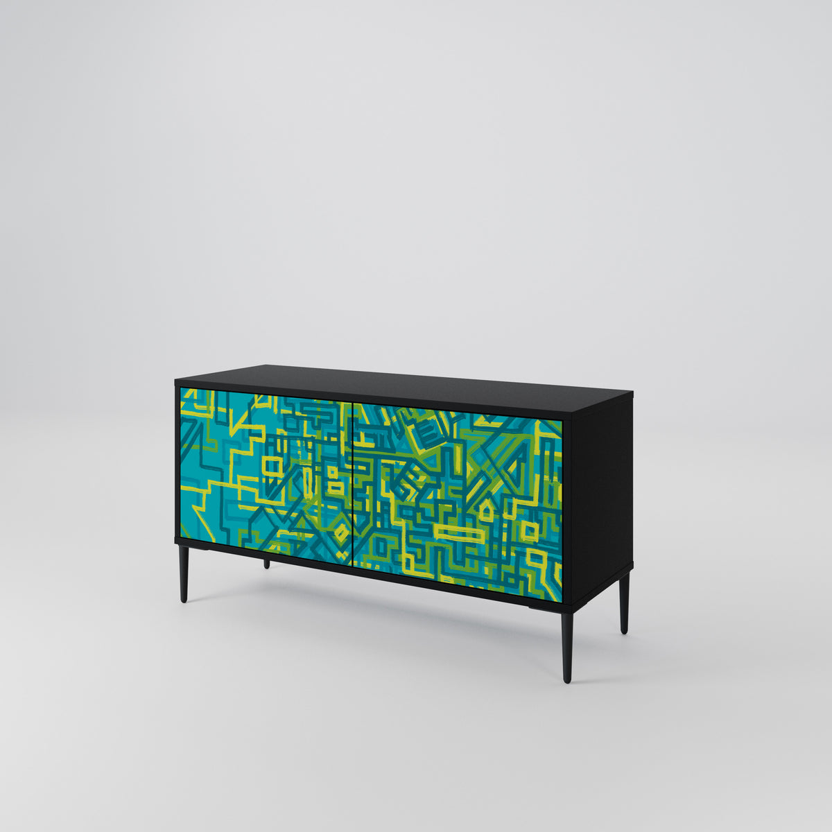 NOSTALGIC MEMORIES Mueble de TV Compacto de 2 puertas
