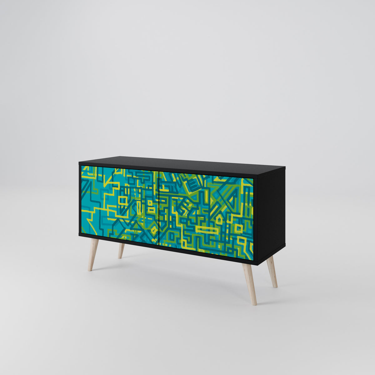 NOSTALGIC MEMORIES Mueble de TV Compacto de 2 puertas