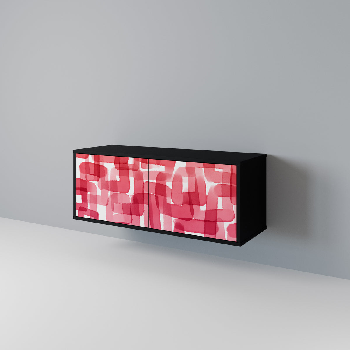KALEIDOSCOPIC CUBISM Mueble de TV Compacto de 2 puertas