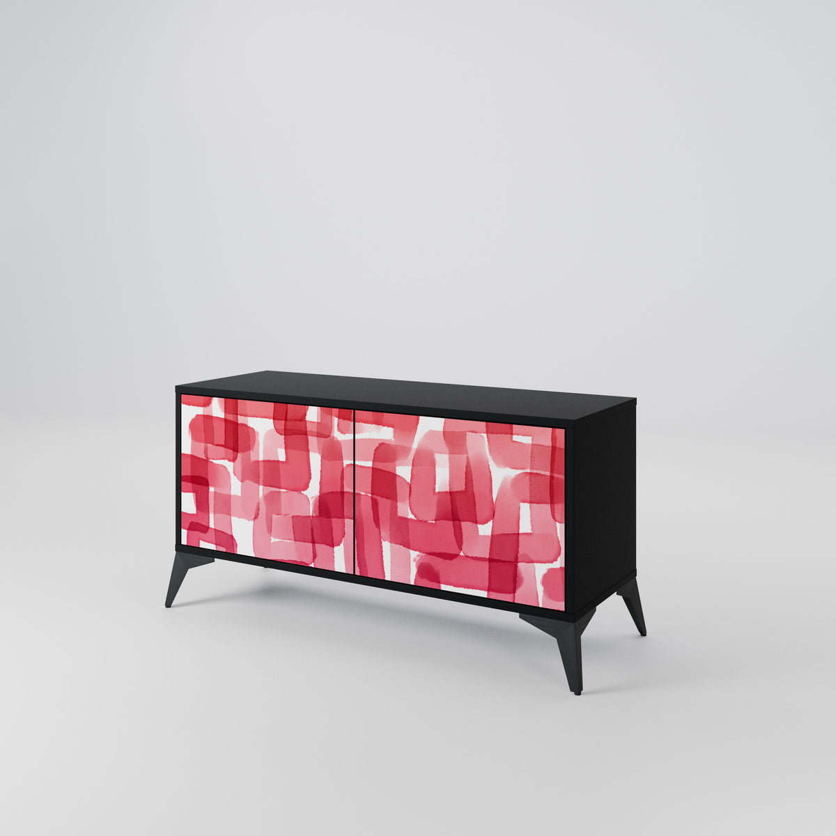 KALEIDOSCOPIC CUBISM Mueble de TV Compacto de 2 puertas