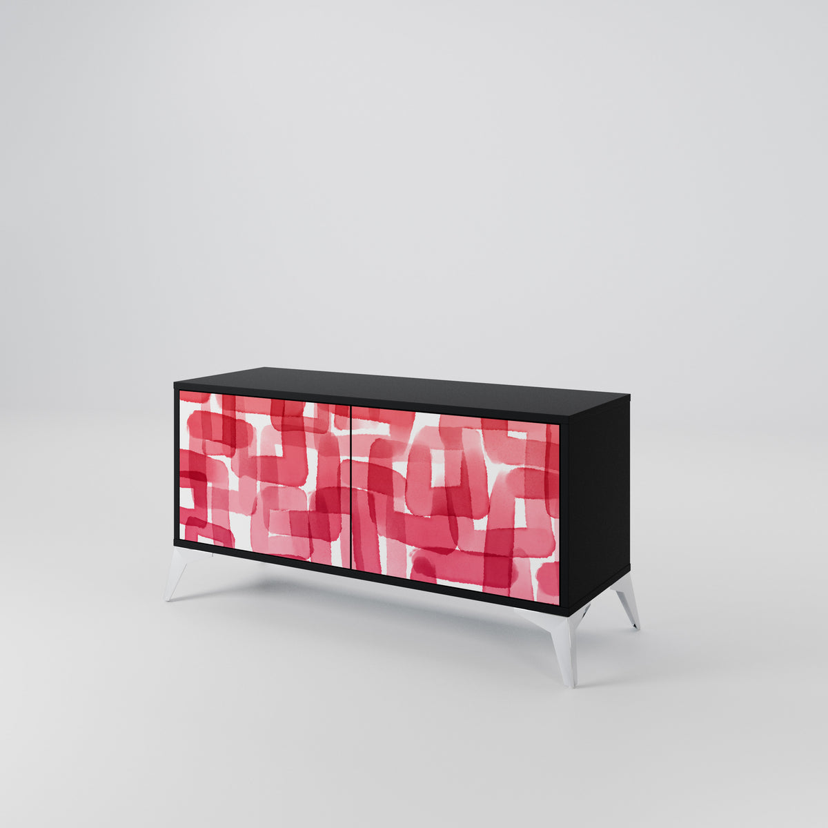 KALEIDOSCOPIC CUBISM Mueble de TV Compacto de 2 puertas