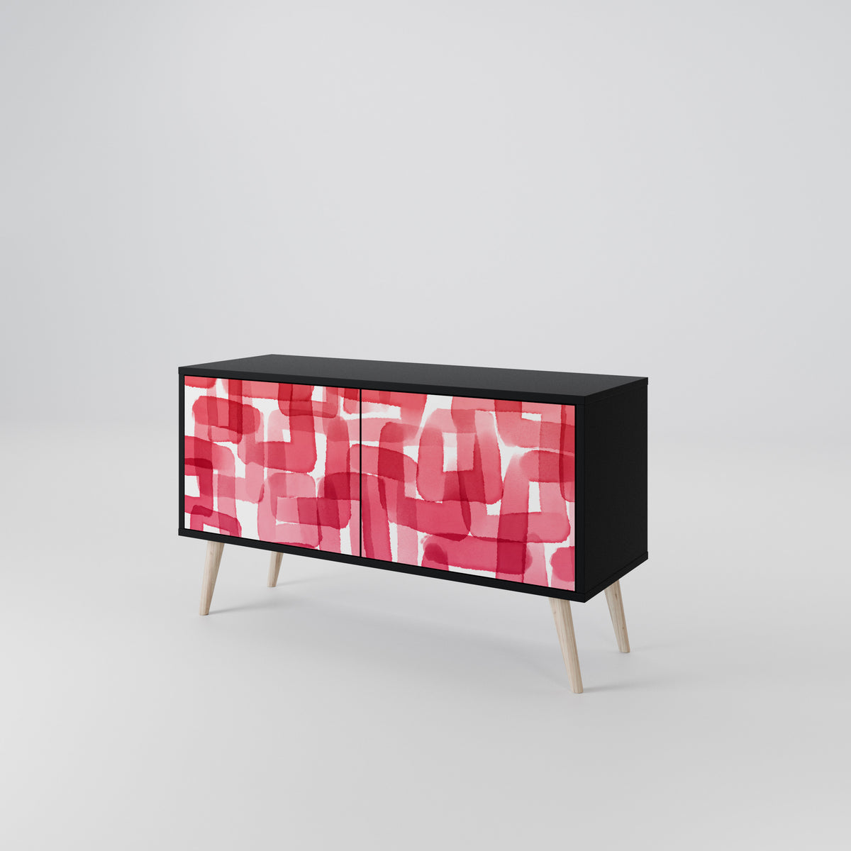 KALEIDOSCOPIC CUBISM Mueble de TV Compacto de 2 puertas