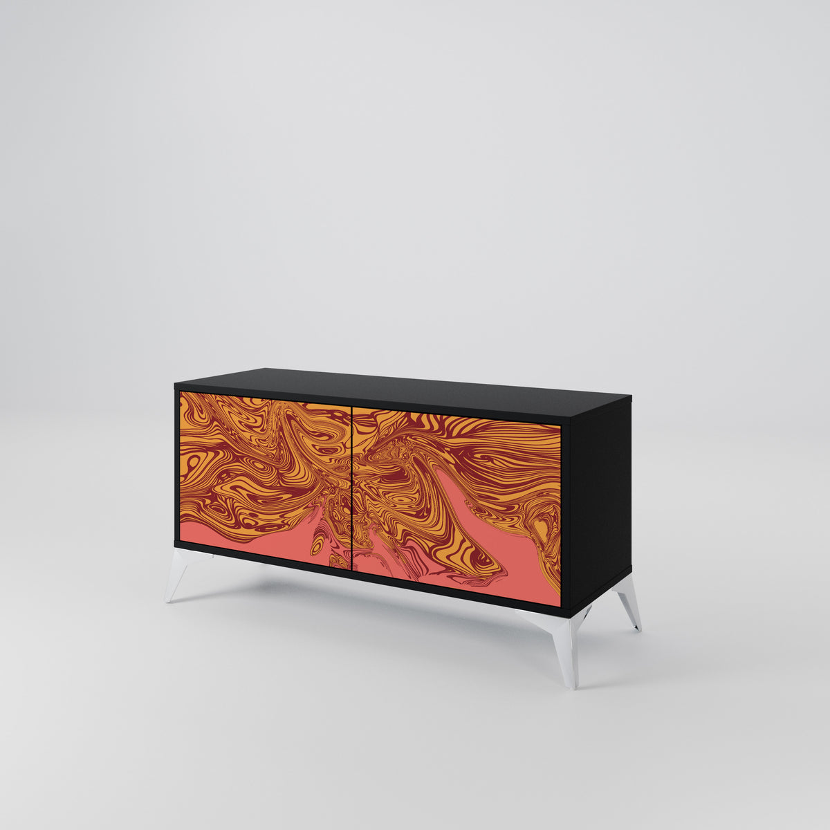 FLOATING THOUGHTS Mueble de TV Compacto de 2 puertas