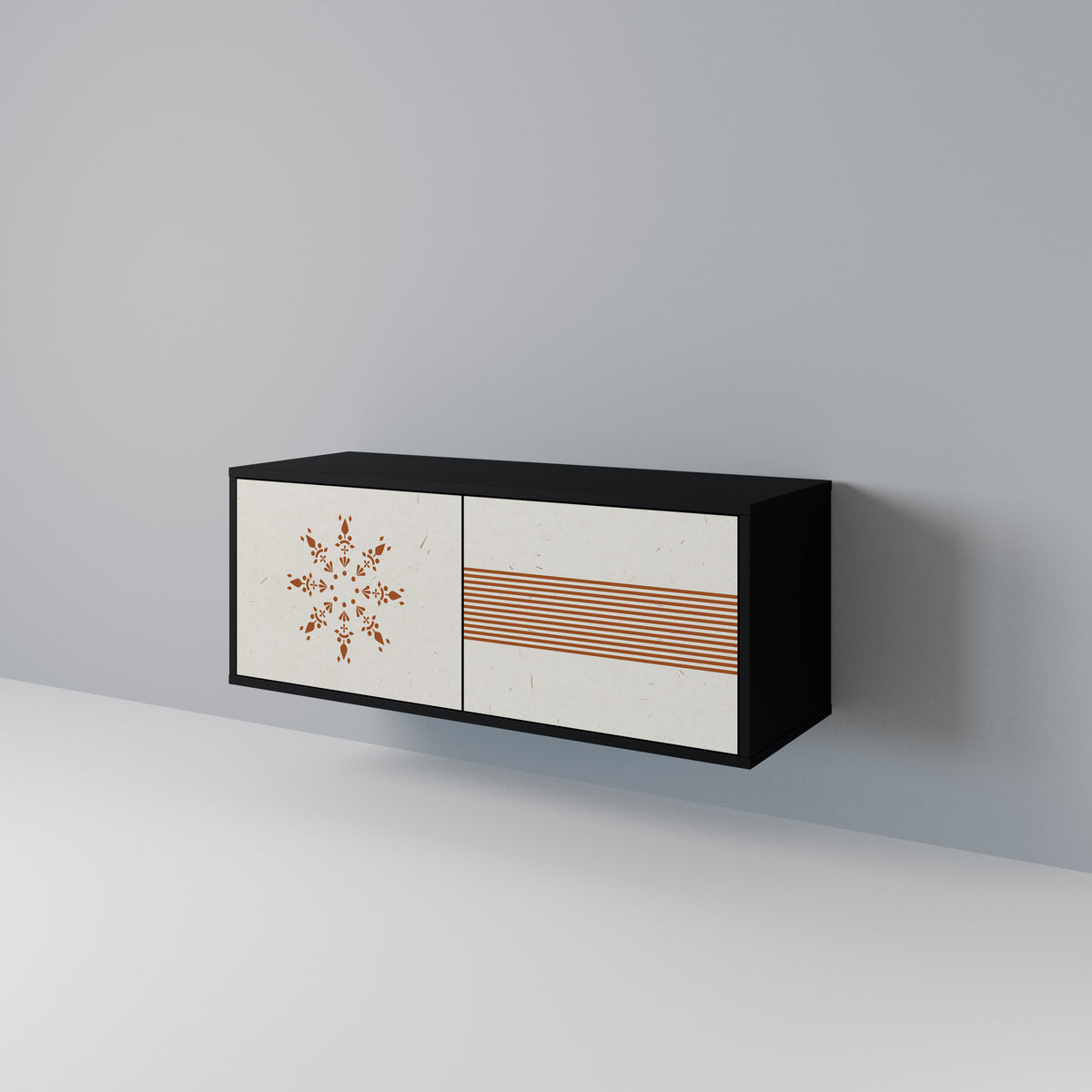 DAILY HARMONY Mueble de TV Compacto de 2 puertas
