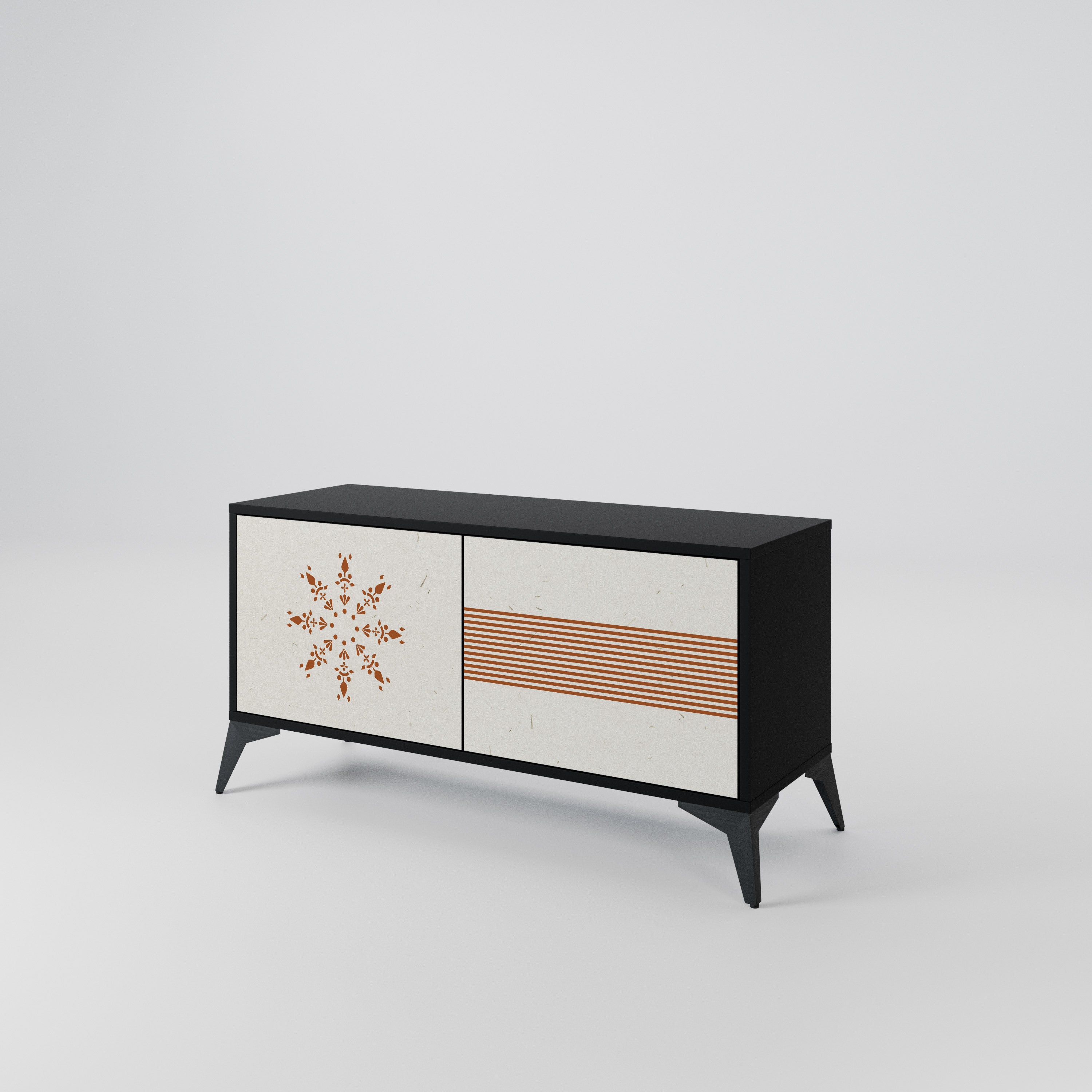 DAILY HARMONY Mueble de TV Compacto de 2 puertas