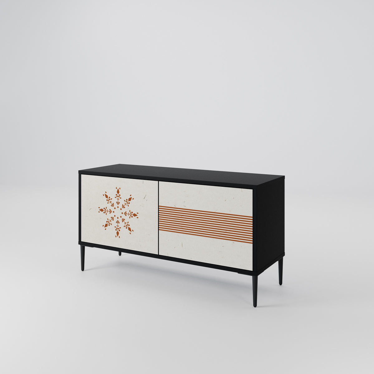 DAILY HARMONY Mueble de TV Compacto de 2 puertas
