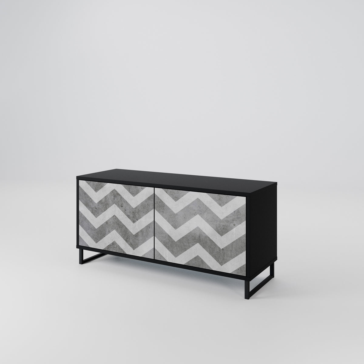 TOUGH ZIG ZAG Mueble de TV Compacto de 2 puertas