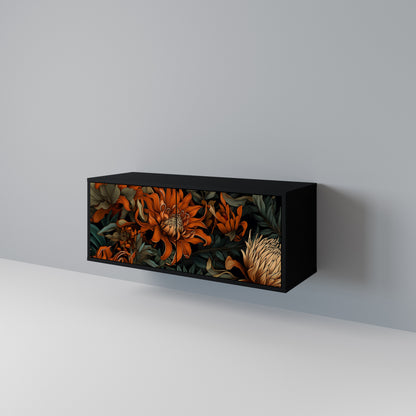 DAWN BLOOM Mueble de TV Compacto de 2 puertas