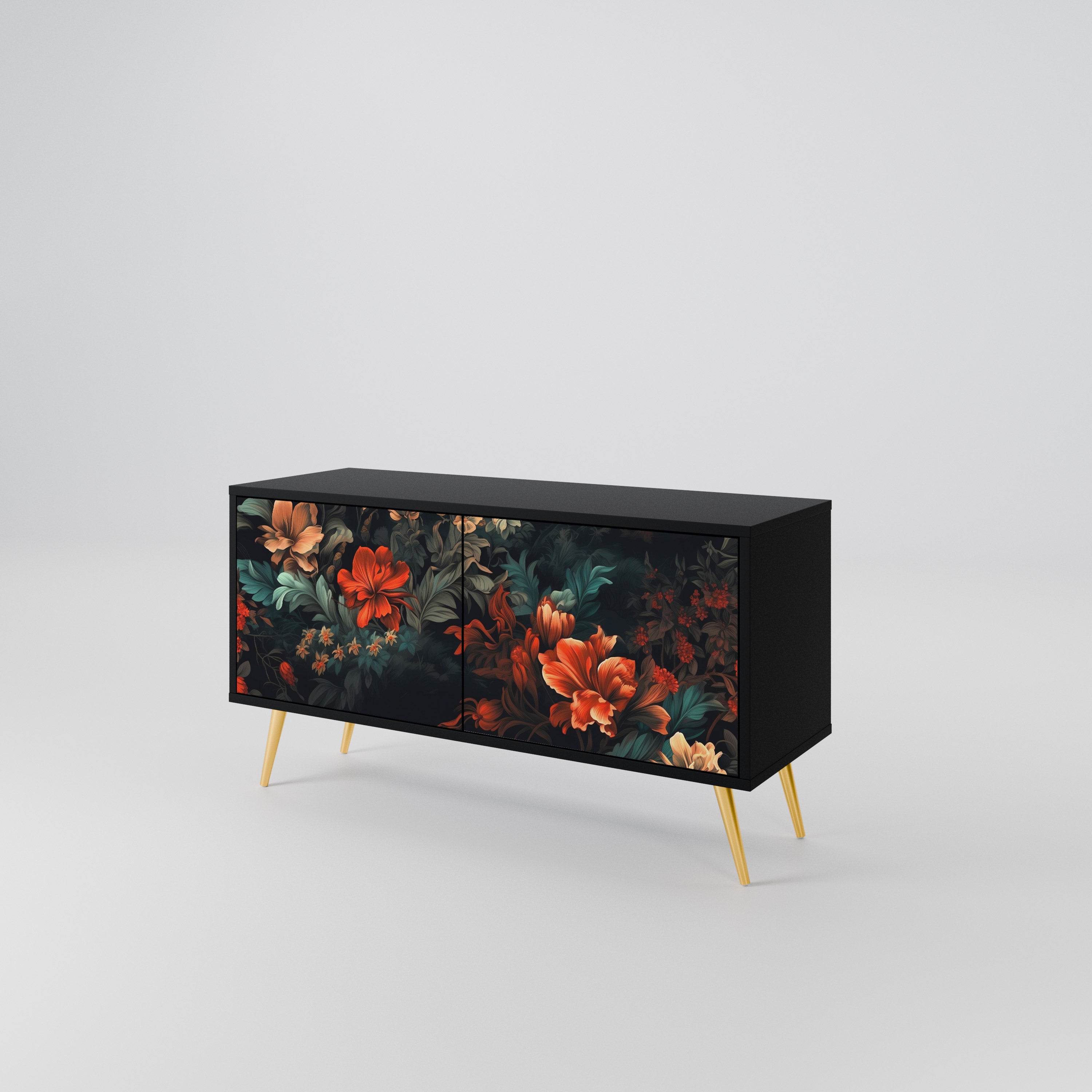 IMAGINARY BLOSSOM Mueble de TV Compacto de 2 puertas