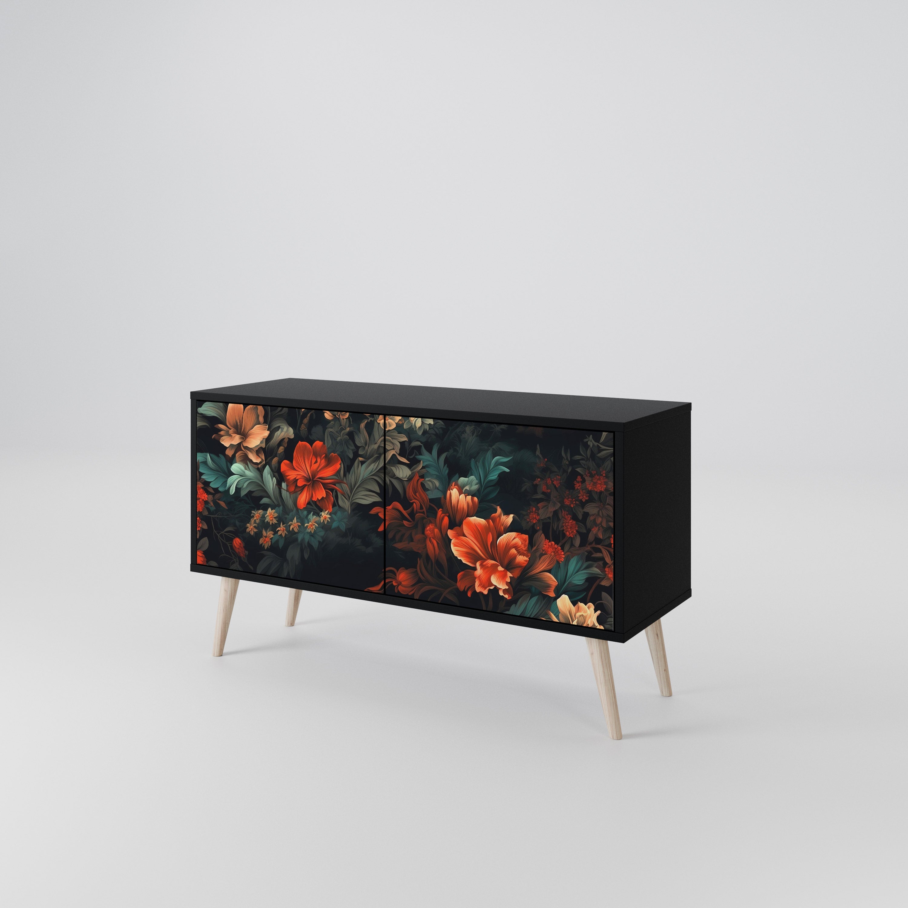 IMAGINARY BLOSSOM Mueble de TV Compacto de 2 puertas
