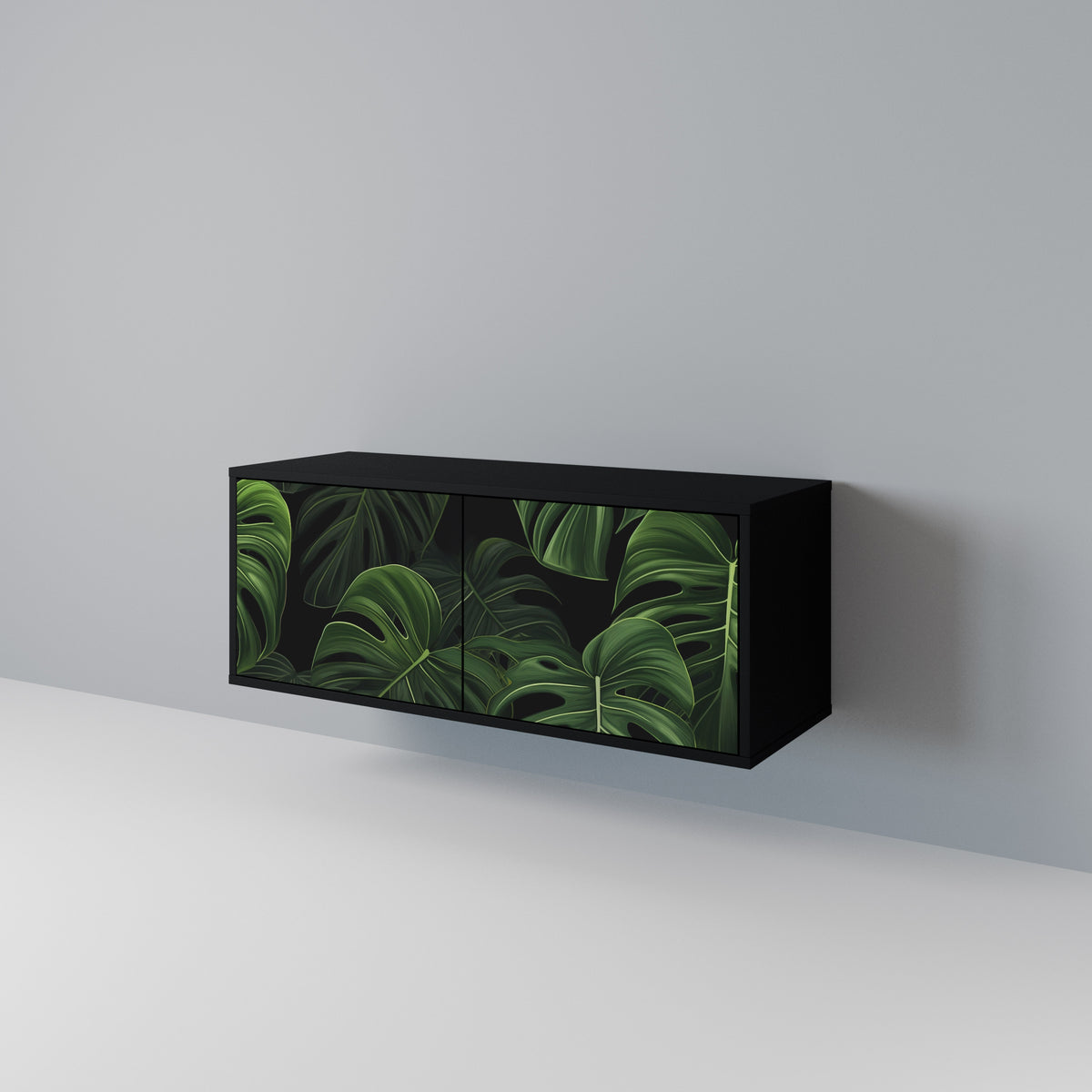 INFINITE MONSTERA Mueble de TV Compacto de 2 puertas